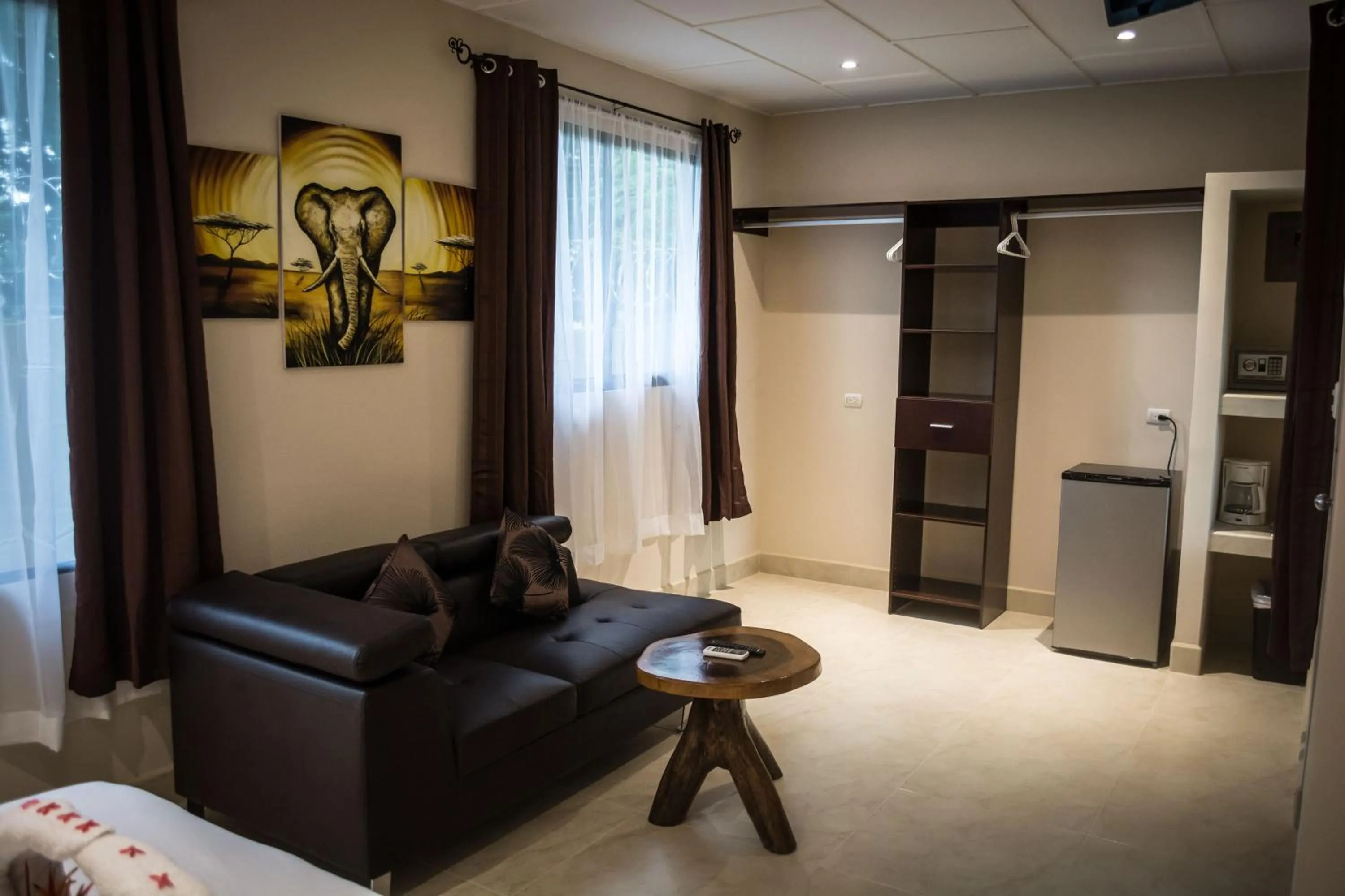 Living room in Villa Creole