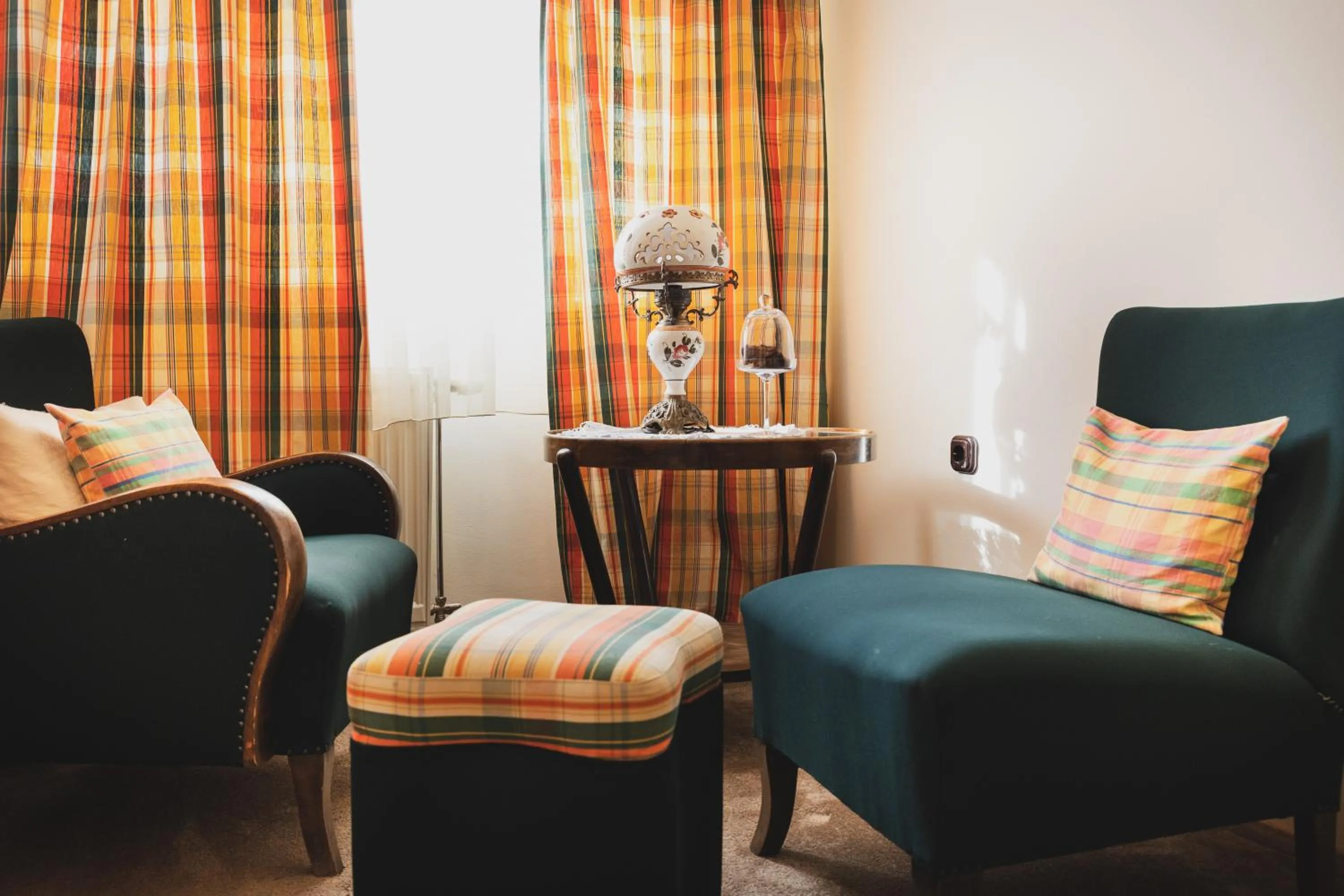 Seating area in Nomad Hotel & Glamping