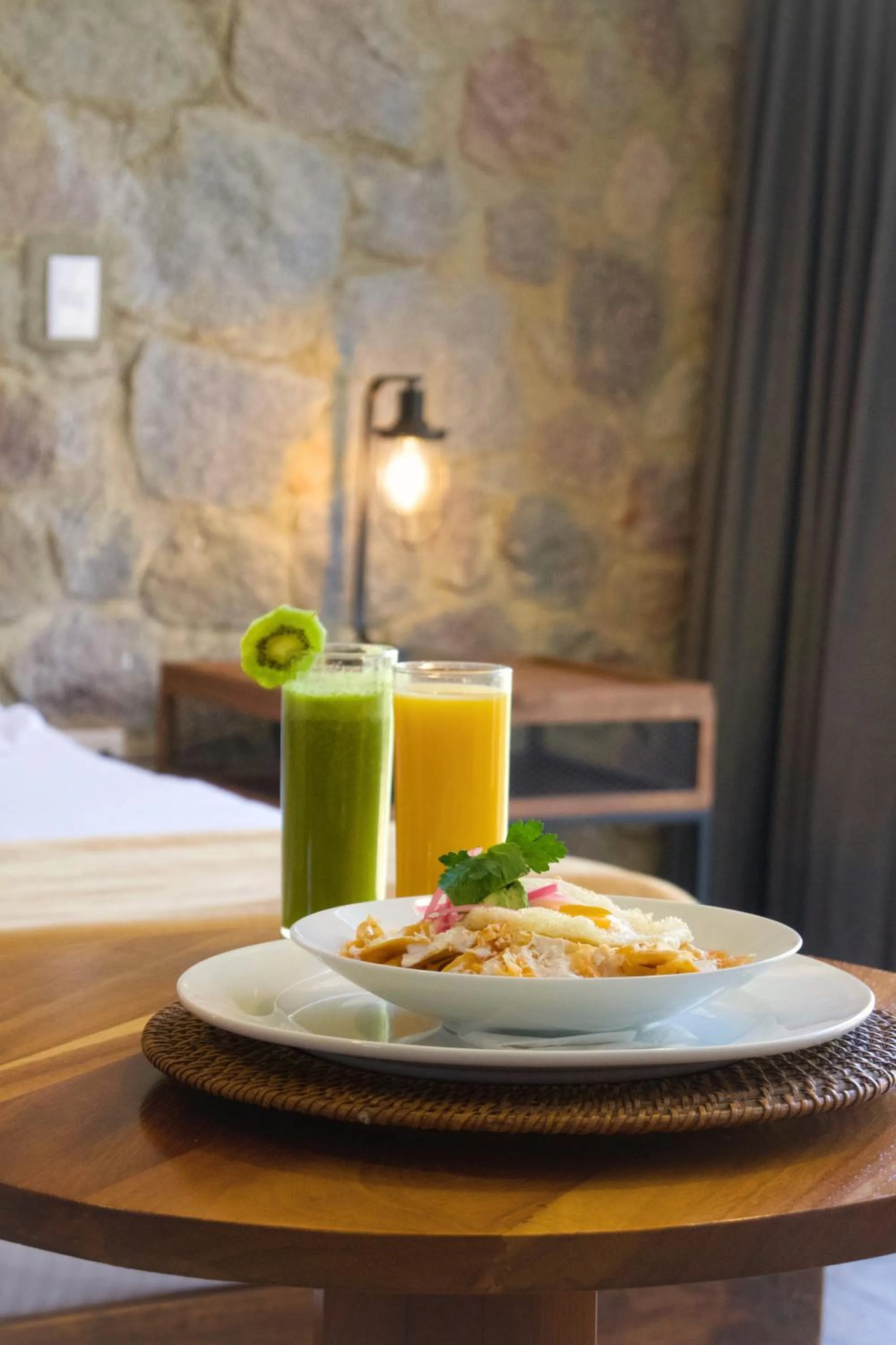 Continental breakfast in Hotel Boutique Camino Del Bosque