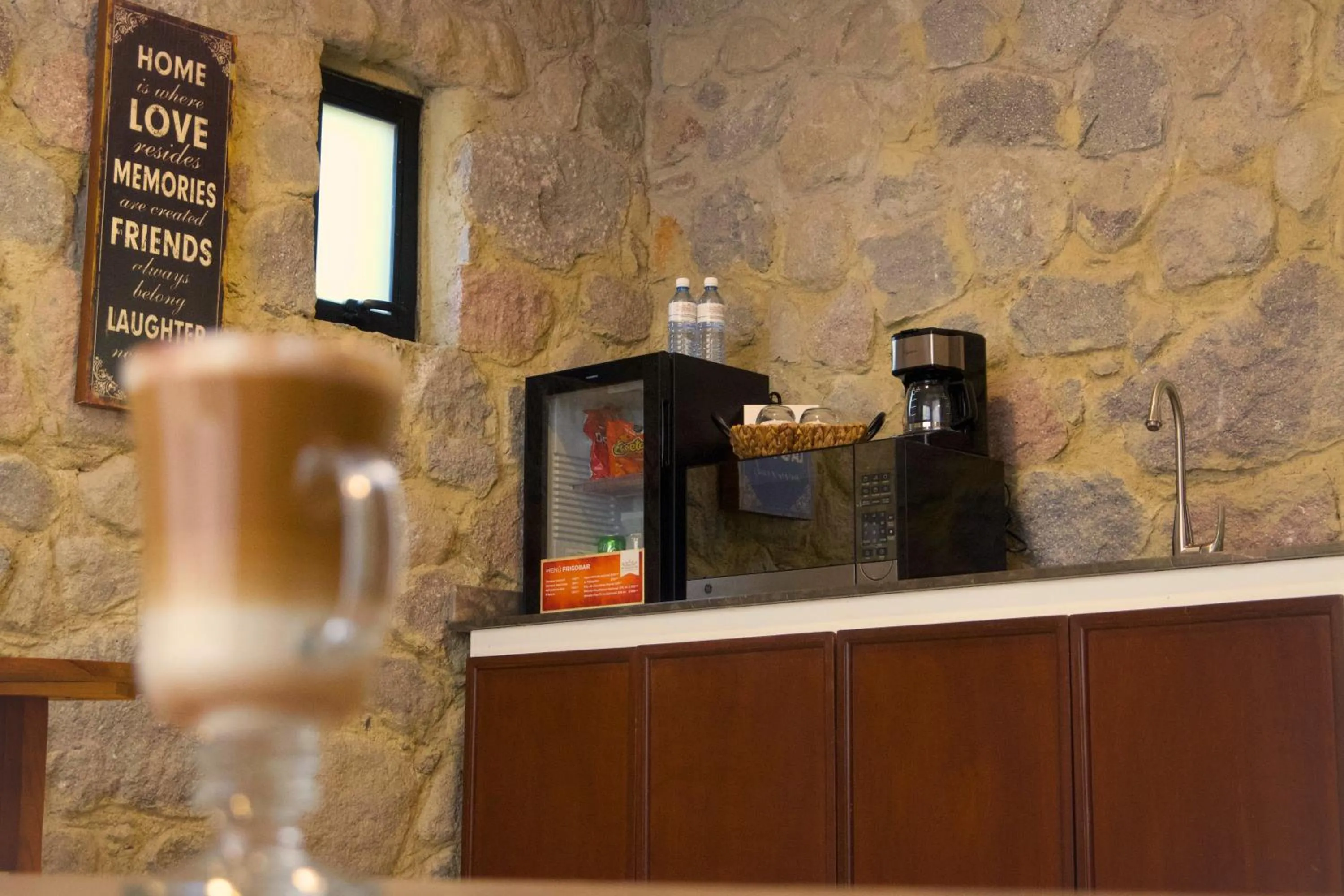 Kitchen or kitchenette in Hotel Boutique Camino Del Bosque