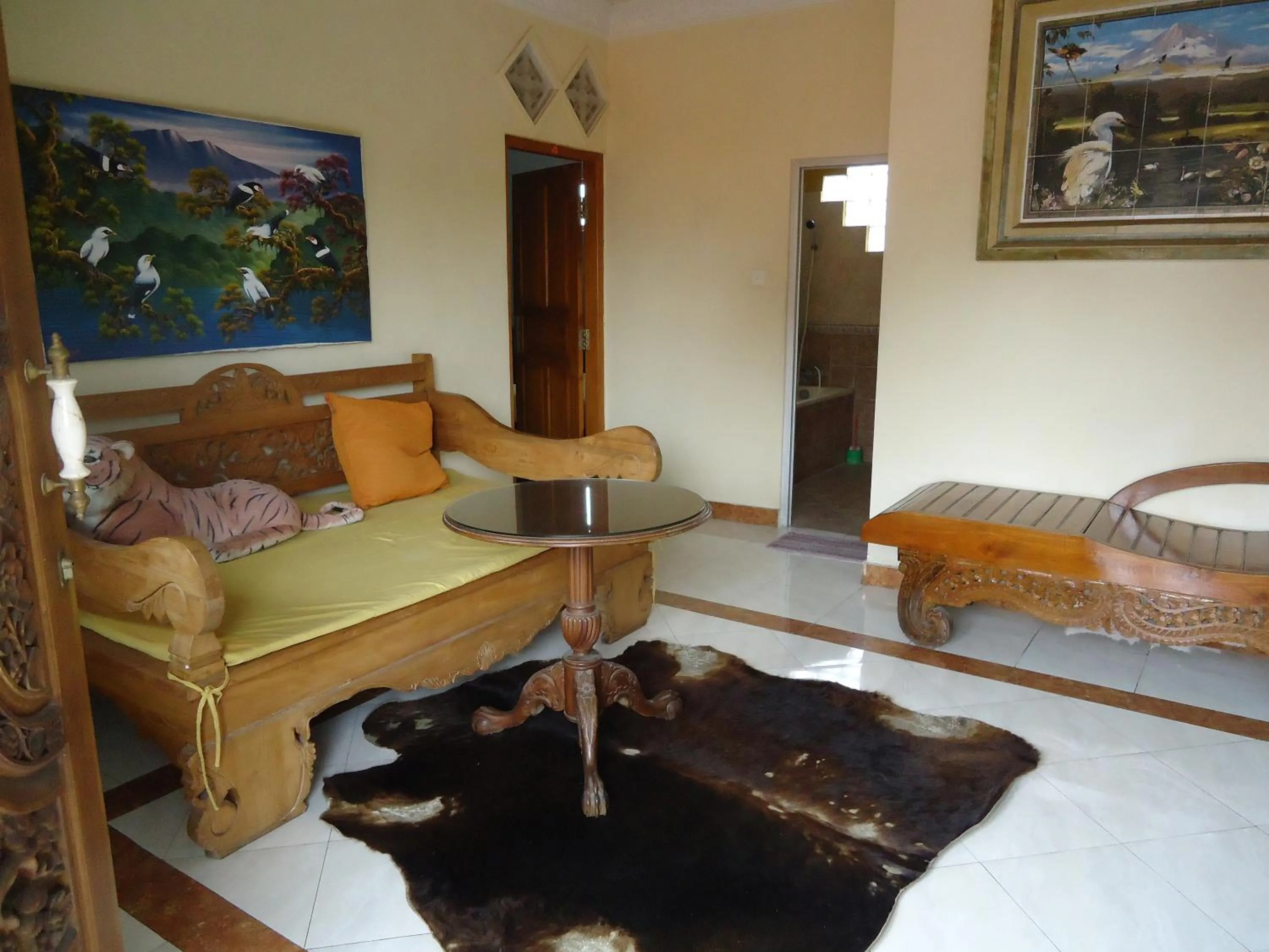 Seating area in The Reinhold Guesthouse Bali