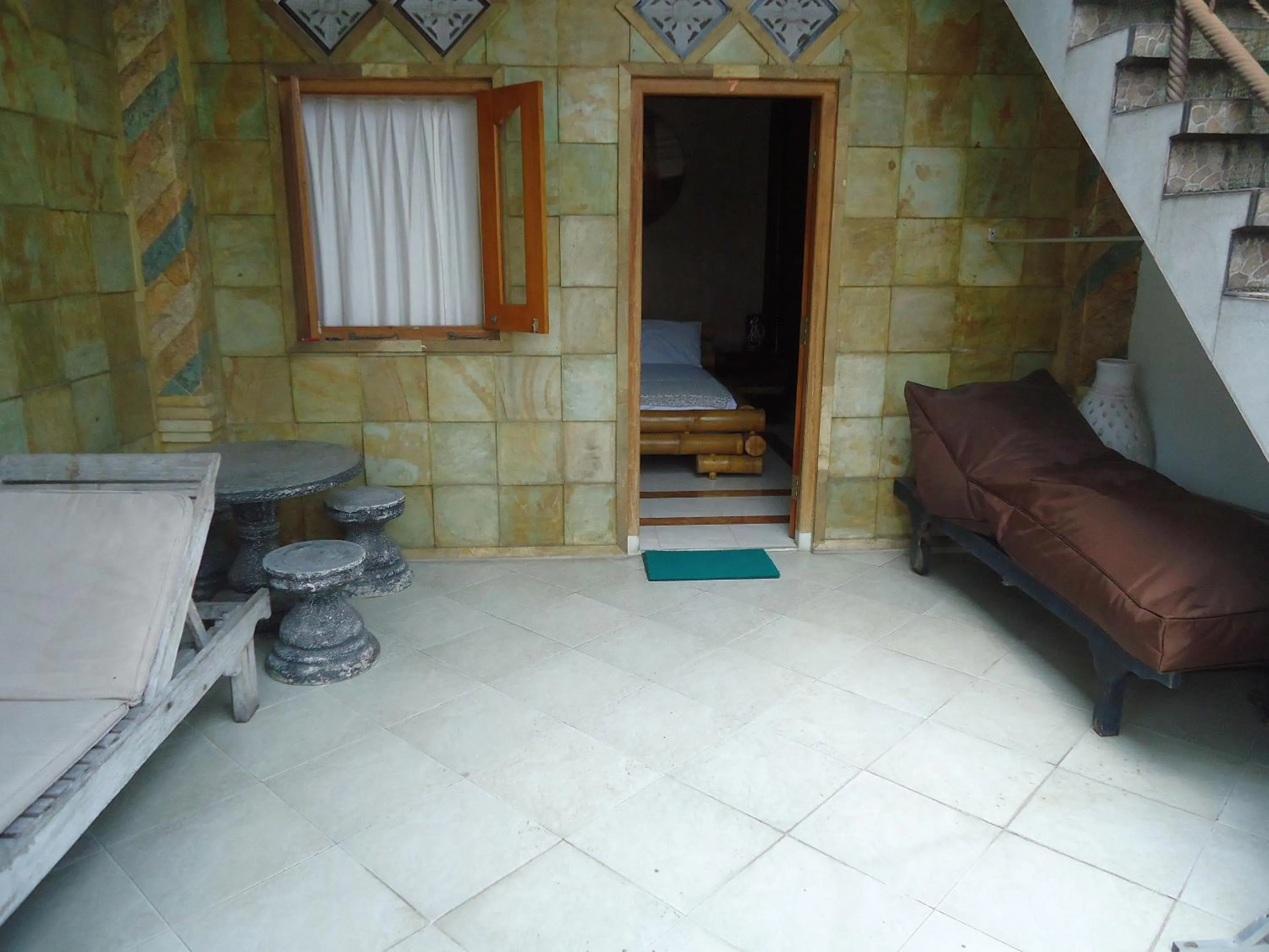 Seating area in The Reinhold Guesthouse Bali