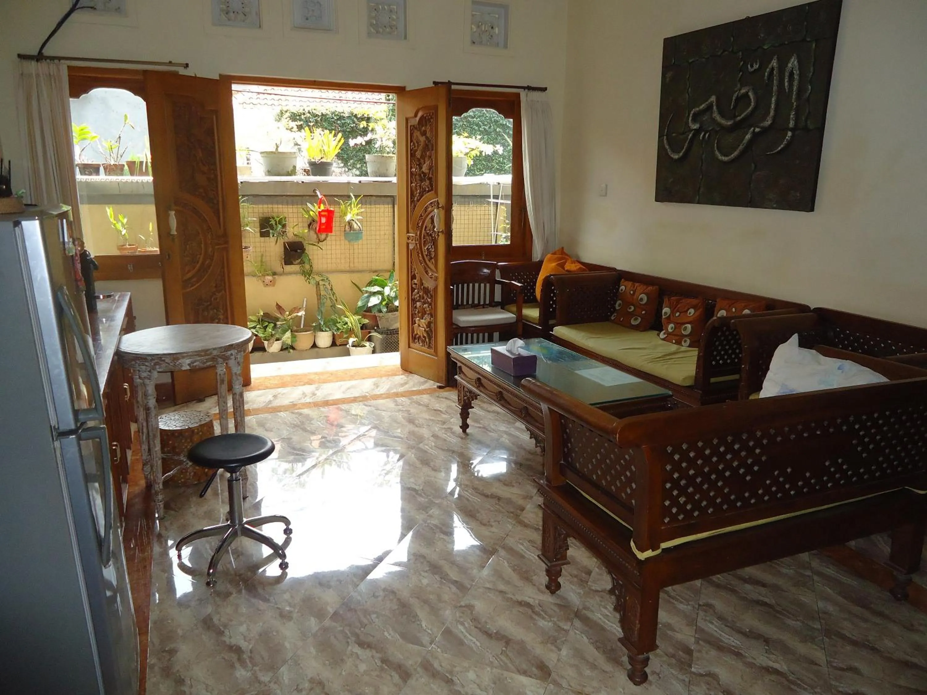 Seating area in The Reinhold Guesthouse Bali