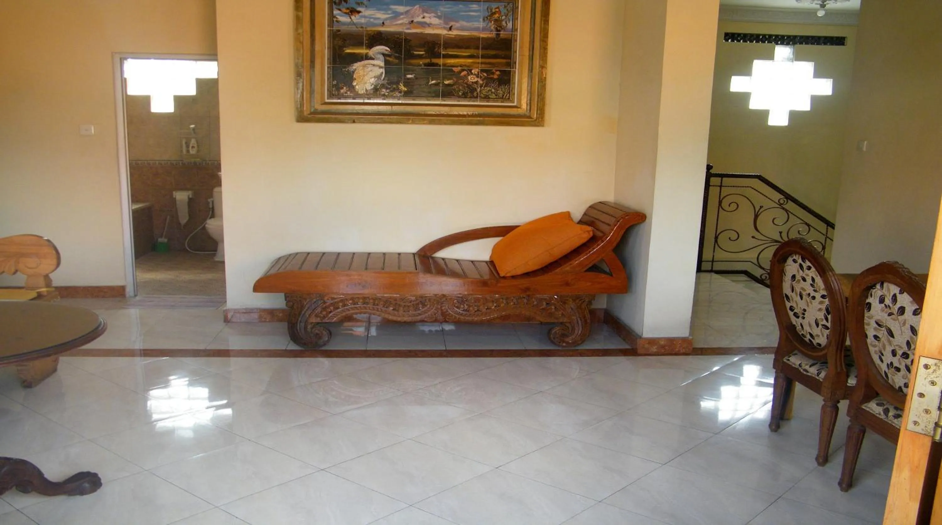Seating area in The Reinhold Guesthouse Bali