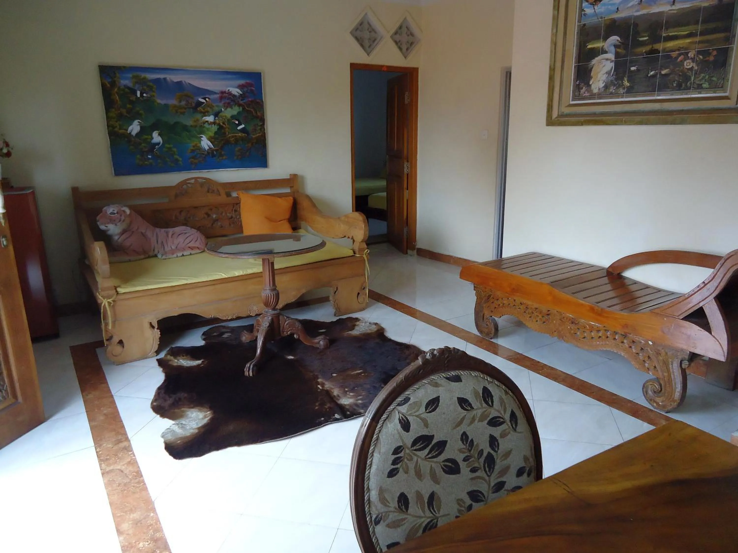 Seating area in The Reinhold Guesthouse Bali