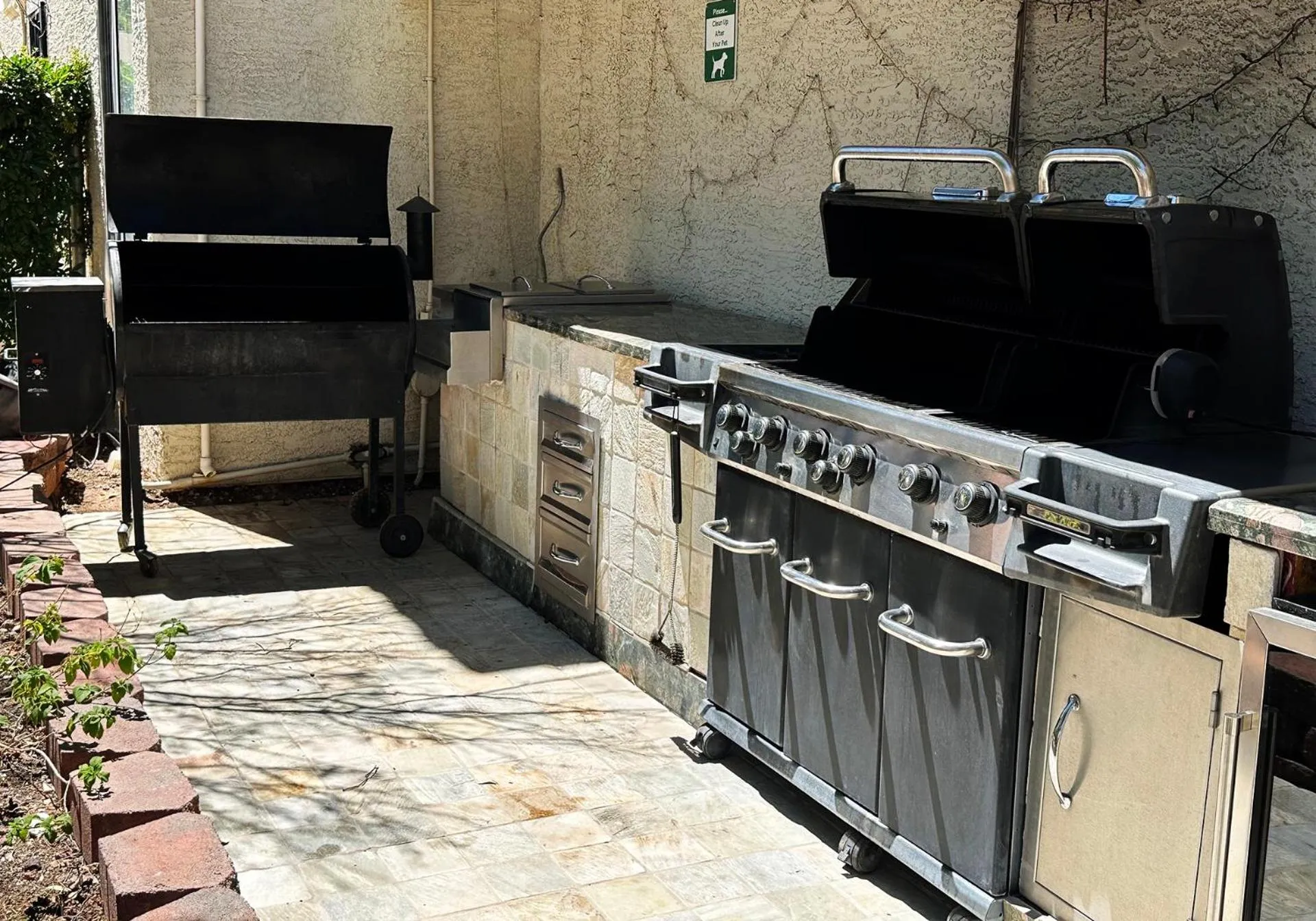 BBQ facilities in The Buddha Estate