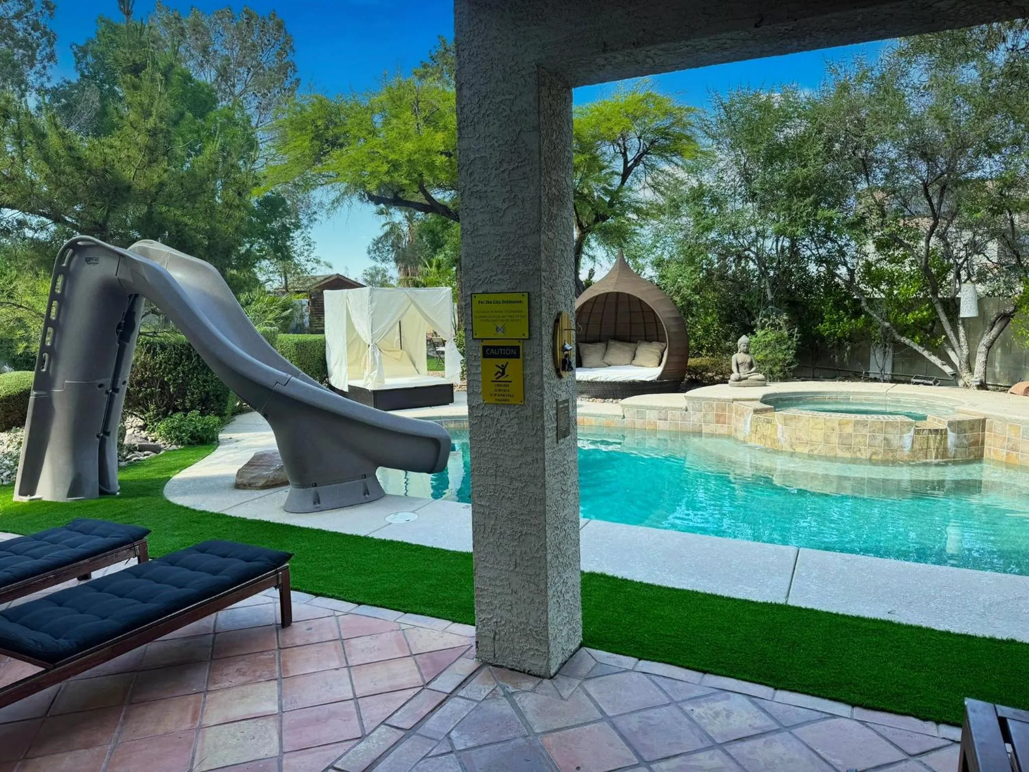 Swimming pool in The Buddha Estate