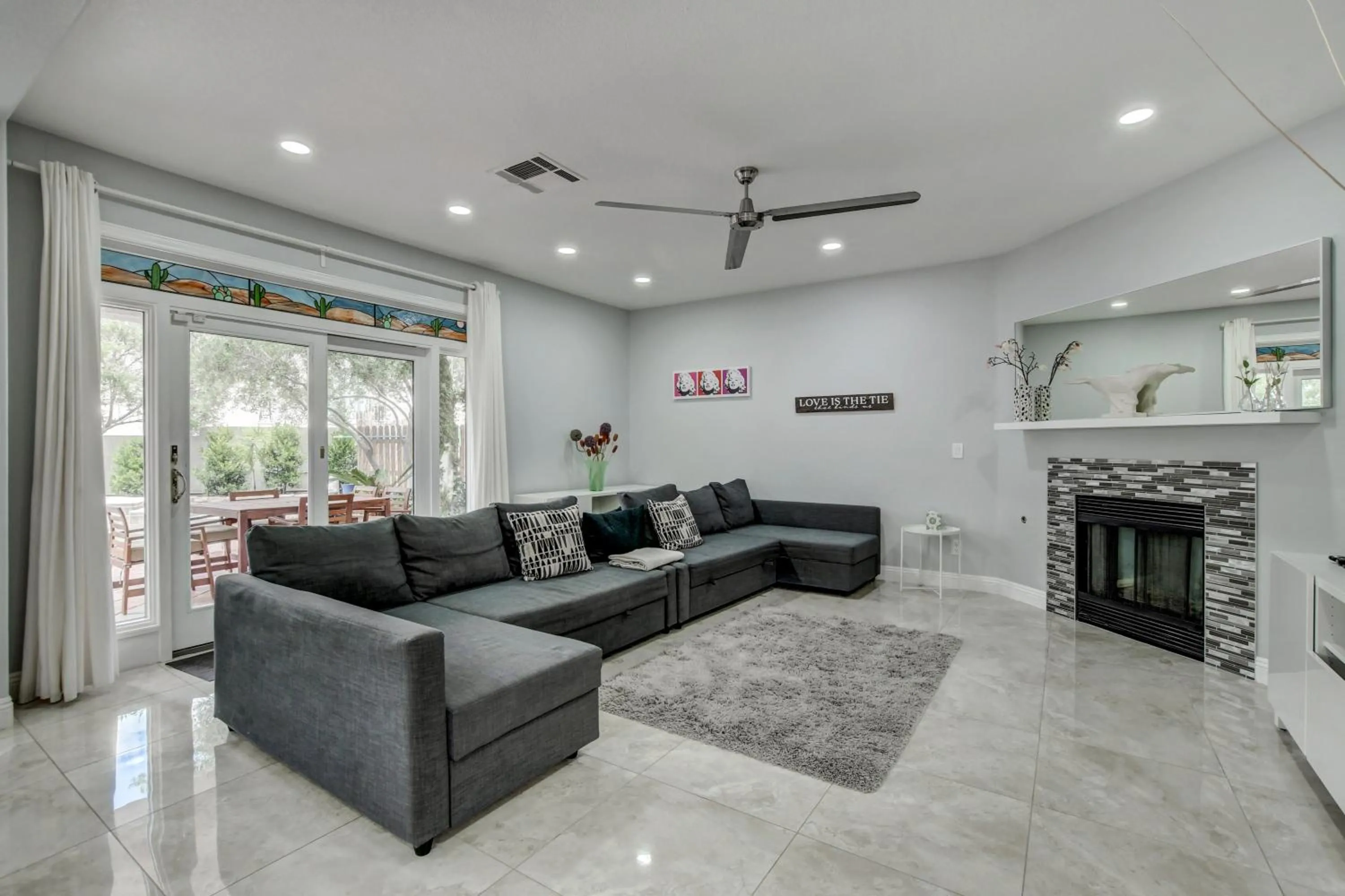Living room in The Buddha Estate