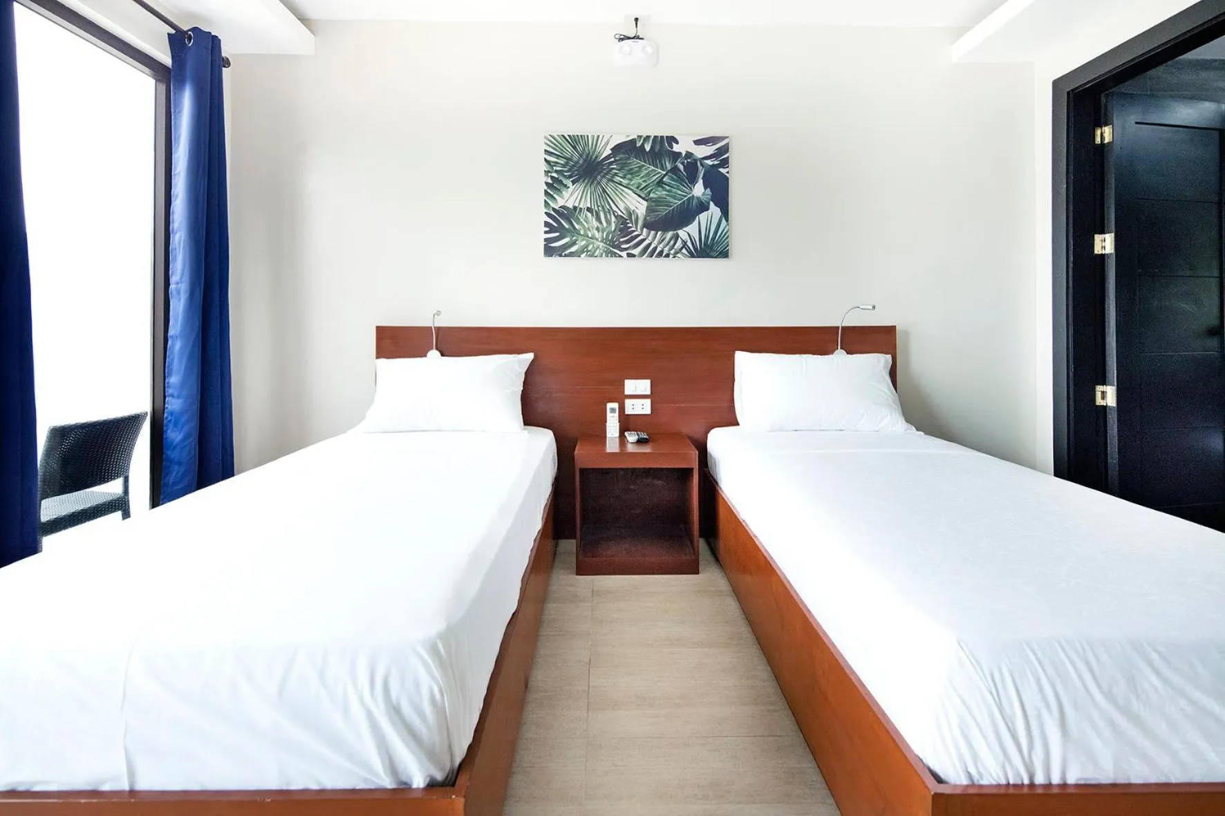 Bed in OHANA, Panglao Resort.