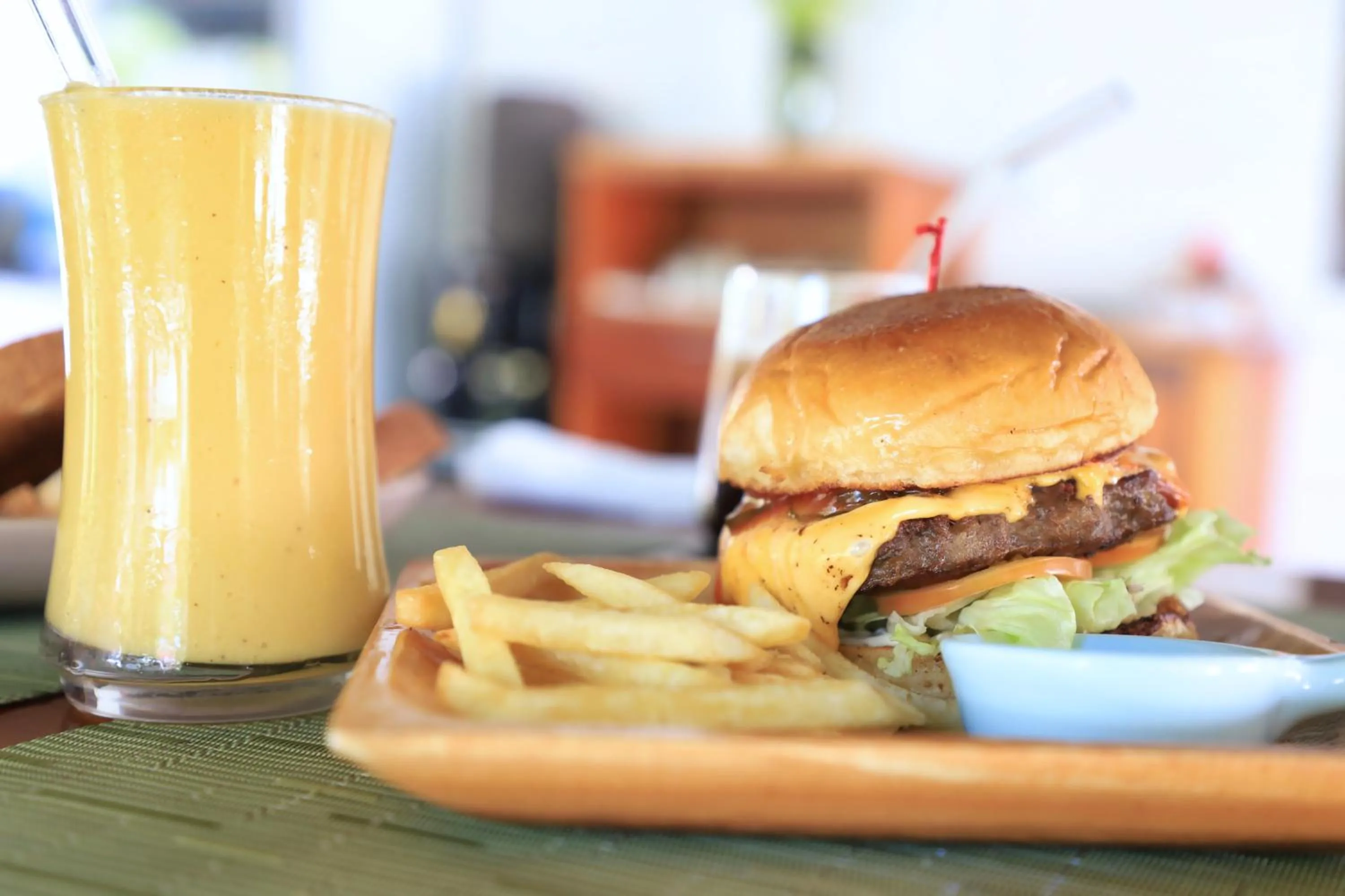 Food in OHANA, Panglao Resort.