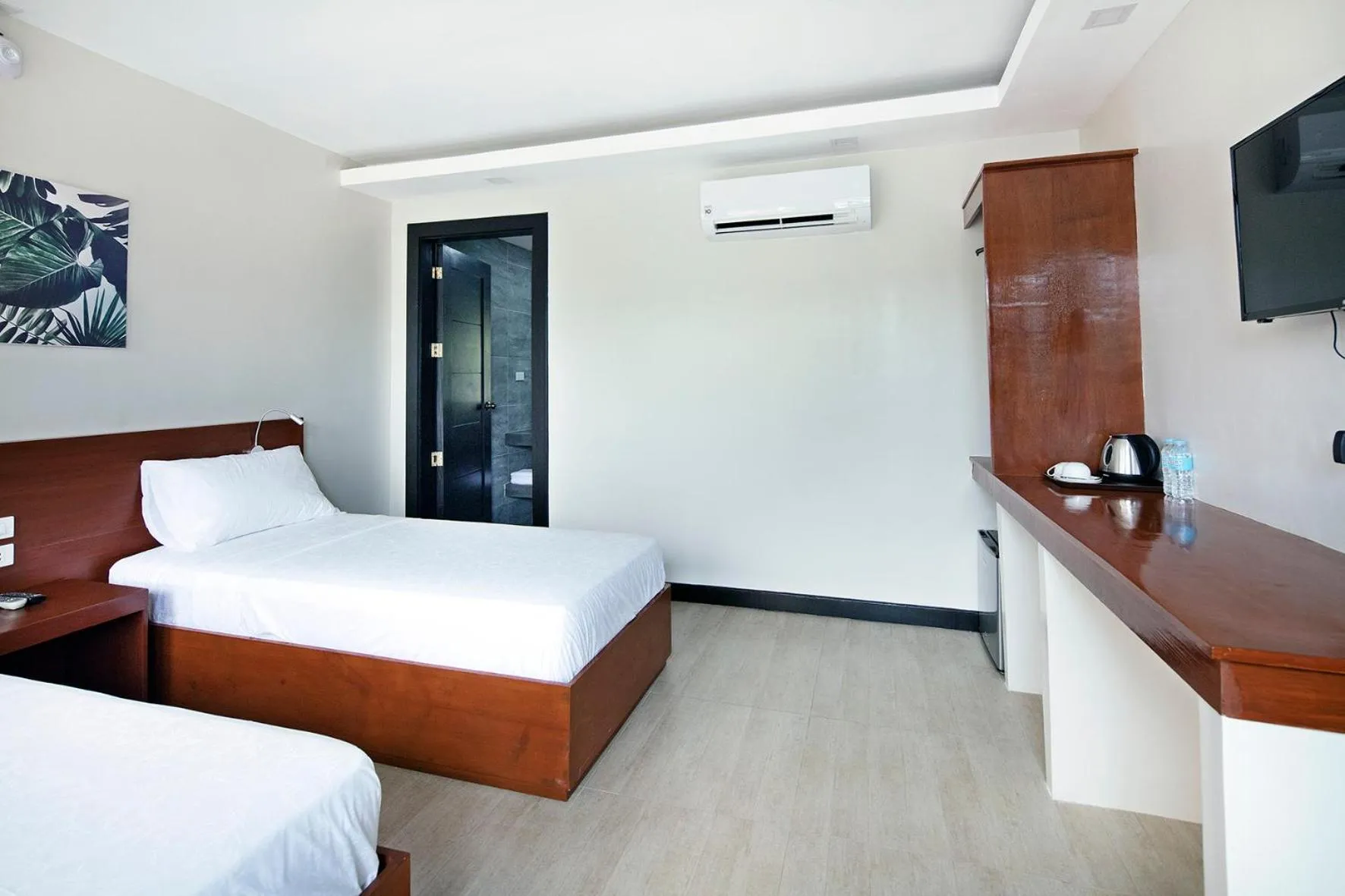 Bed in OHANA, Panglao Resort.