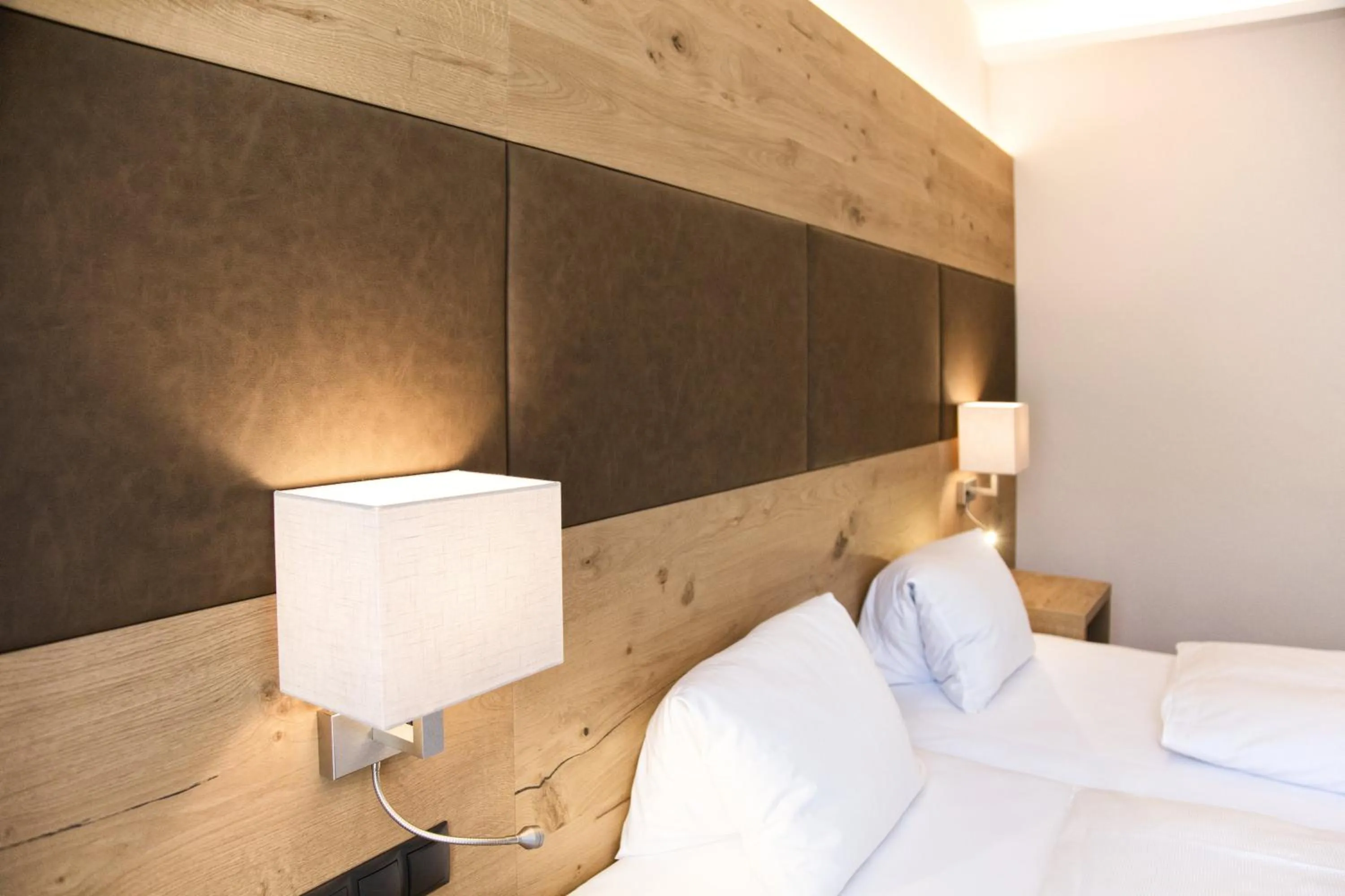 Decorative detail, Bed in Hotel Andreas Hofer