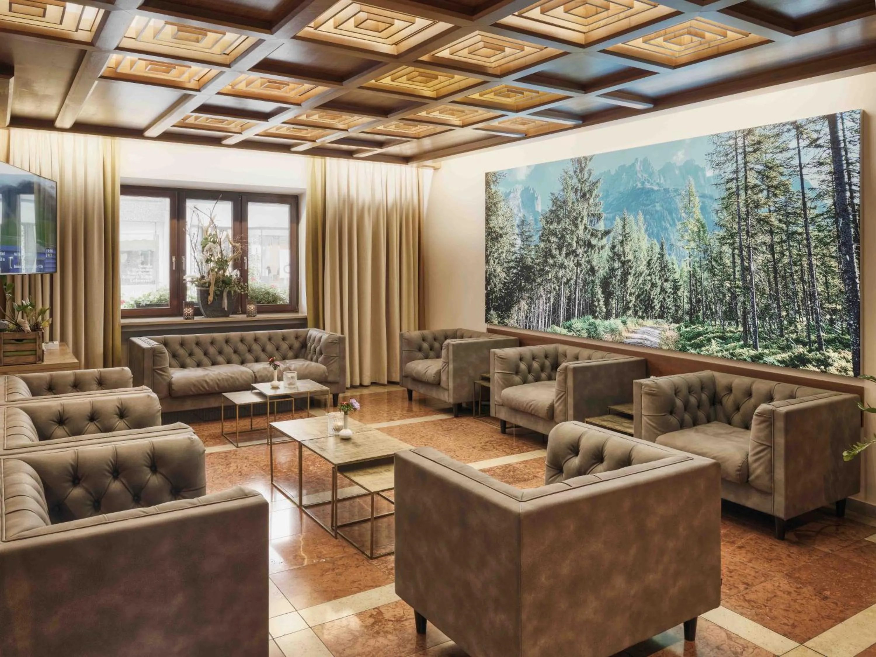 Lobby or reception in Hotel Andreas Hofer