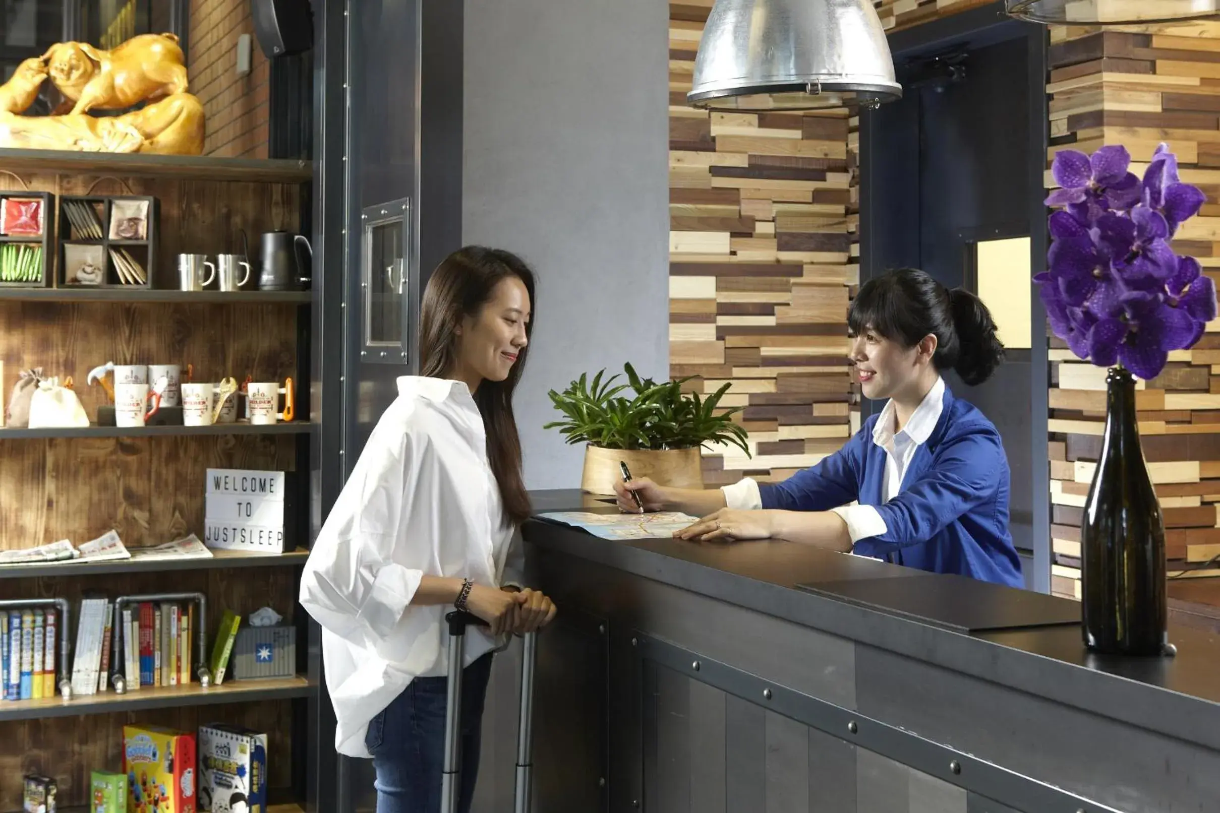 Lobby or reception in Just Sleep - Sanchong Lobby or reception in Just Sleep - Sanchong