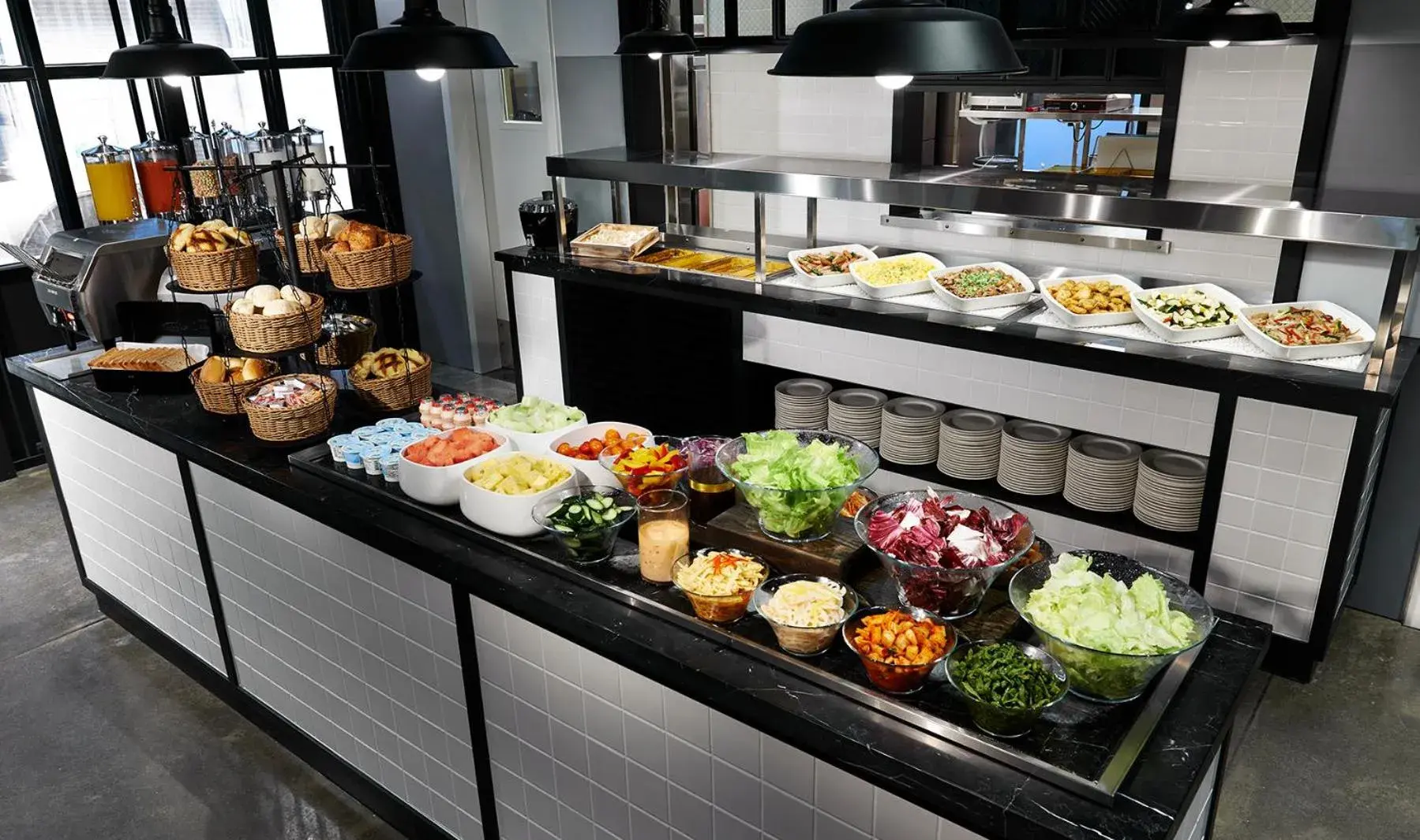 Buffet breakfast in Just Sleep - Sanchong Buffet breakfast in Just Sleep - Sanchong