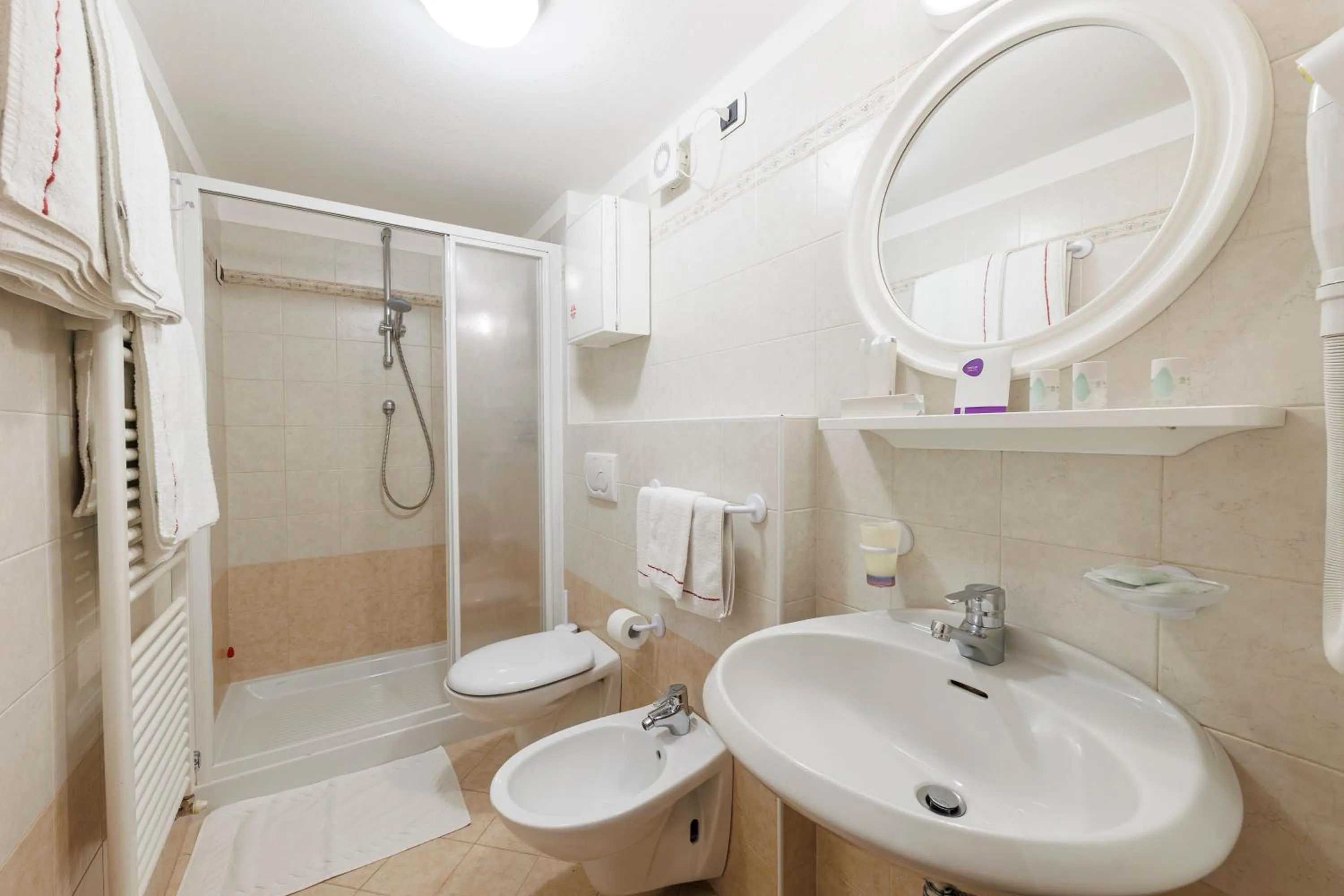 Shower in Hotel San Rocco