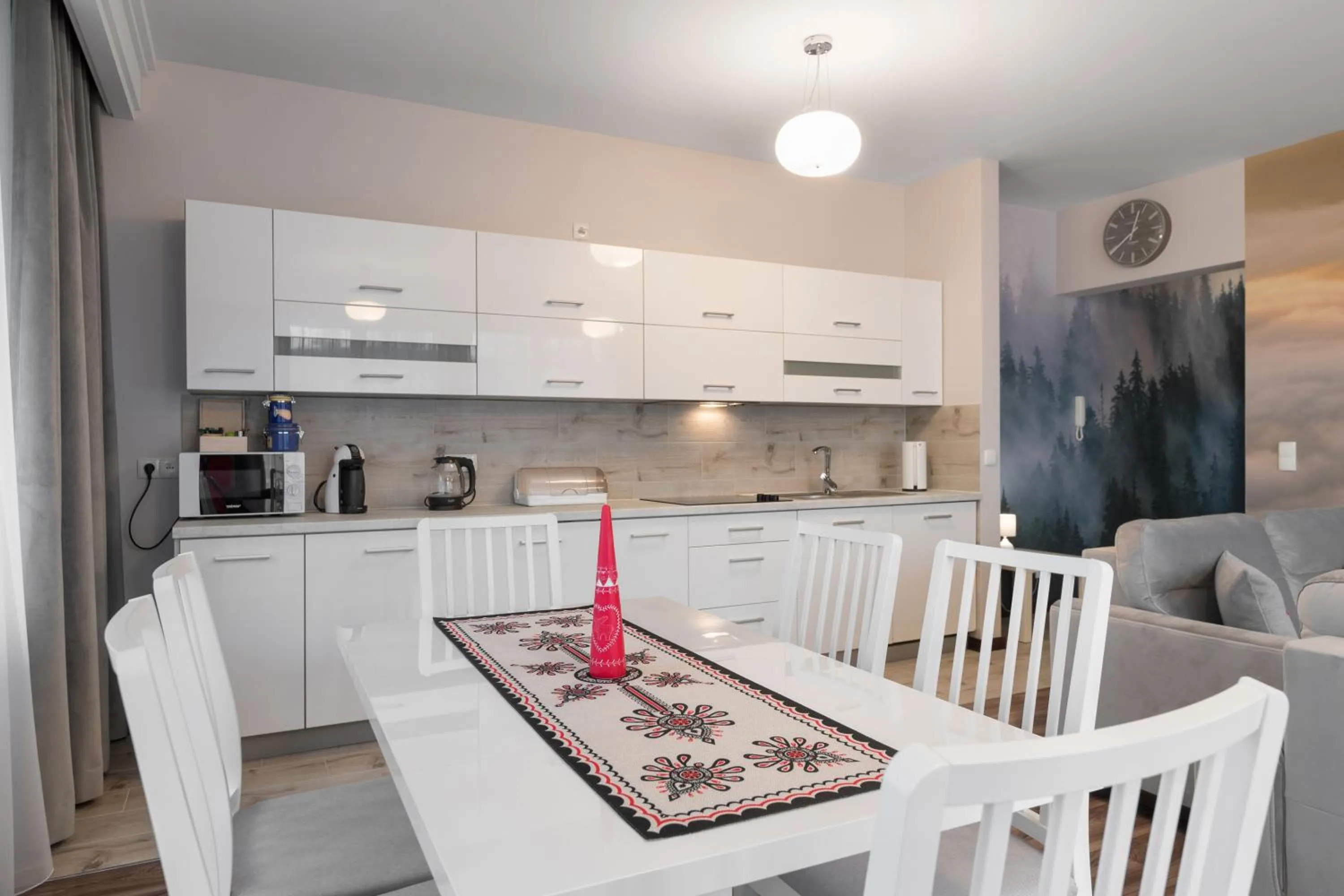 Kitchen or kitchenette in Apartamenty Oaza Superior Zakopane