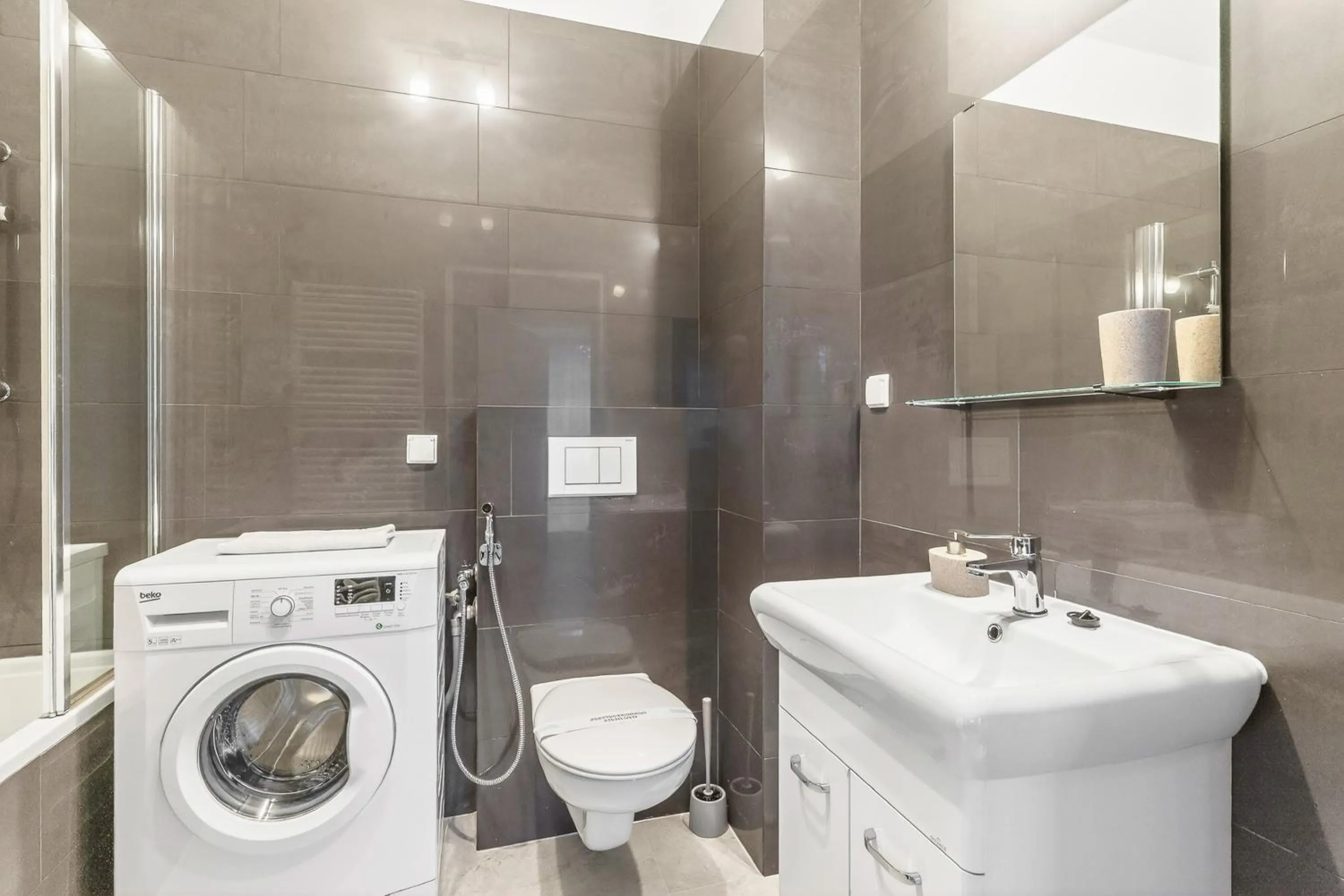 Shower in Apartamenty Oaza Superior Zakopane
