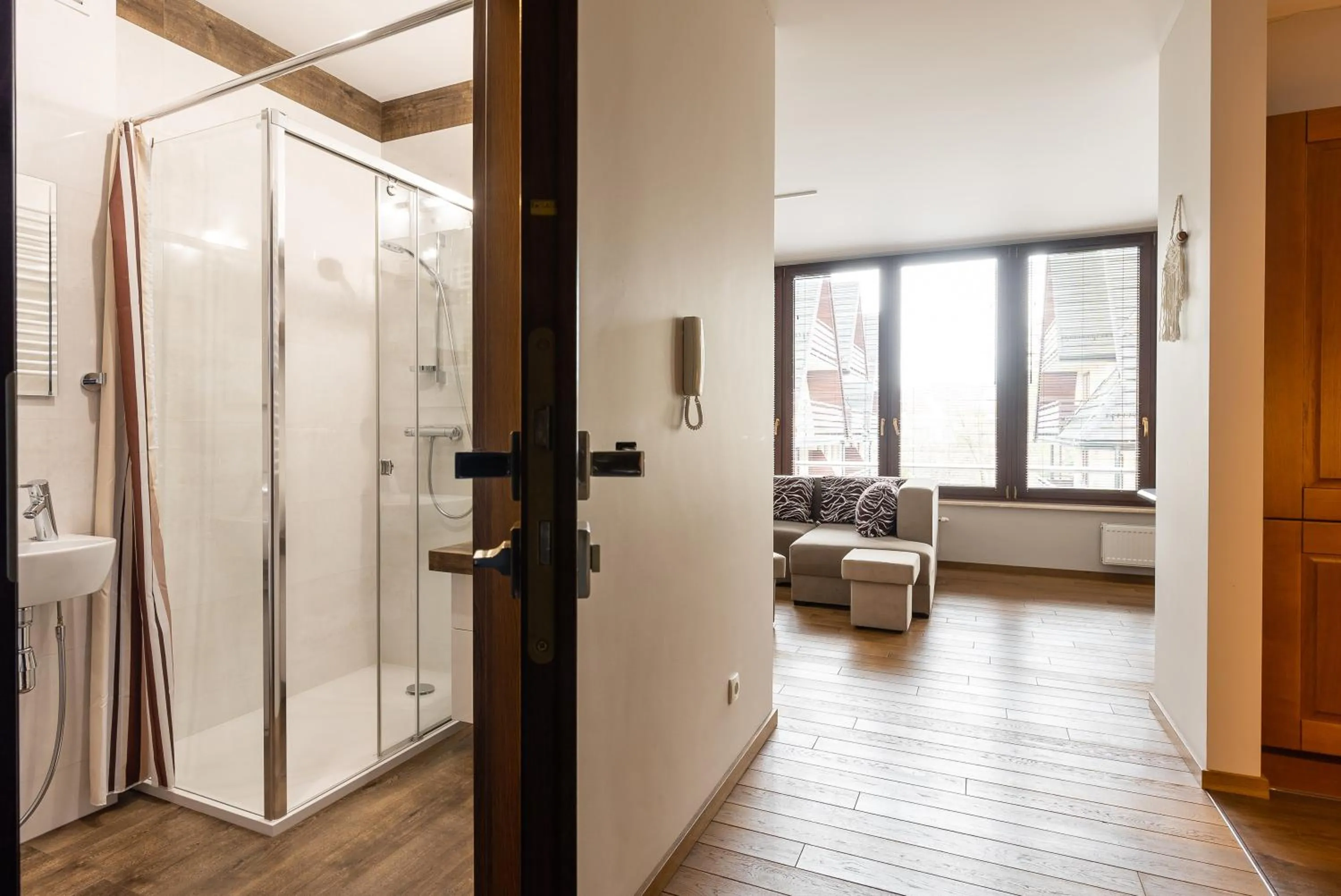 Bathroom, Bed in Apartamenty Oaza Superior Zakopane