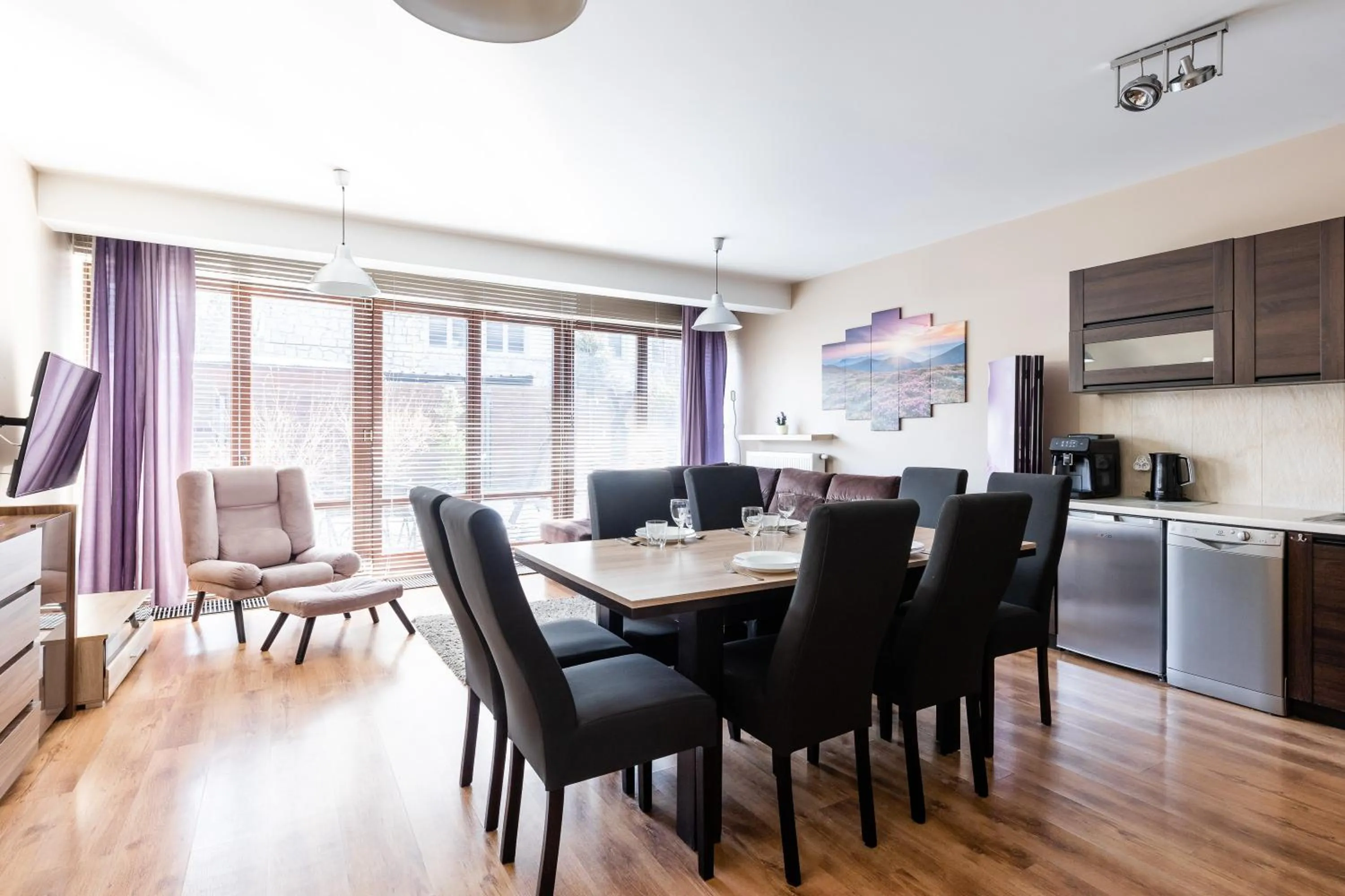 Kitchen or kitchenette in Apartamenty Oaza Superior Zakopane