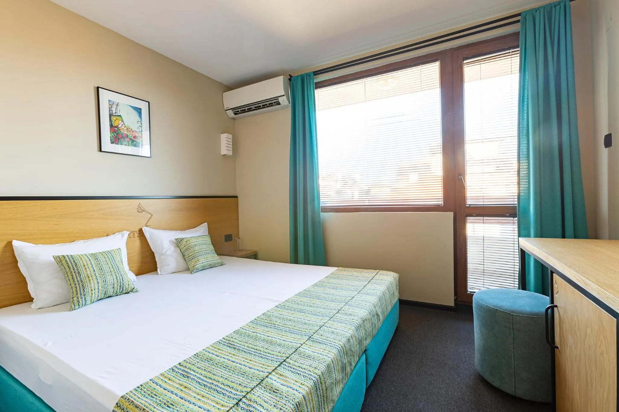 Bedroom, Bed in Hotel Albatros New Town