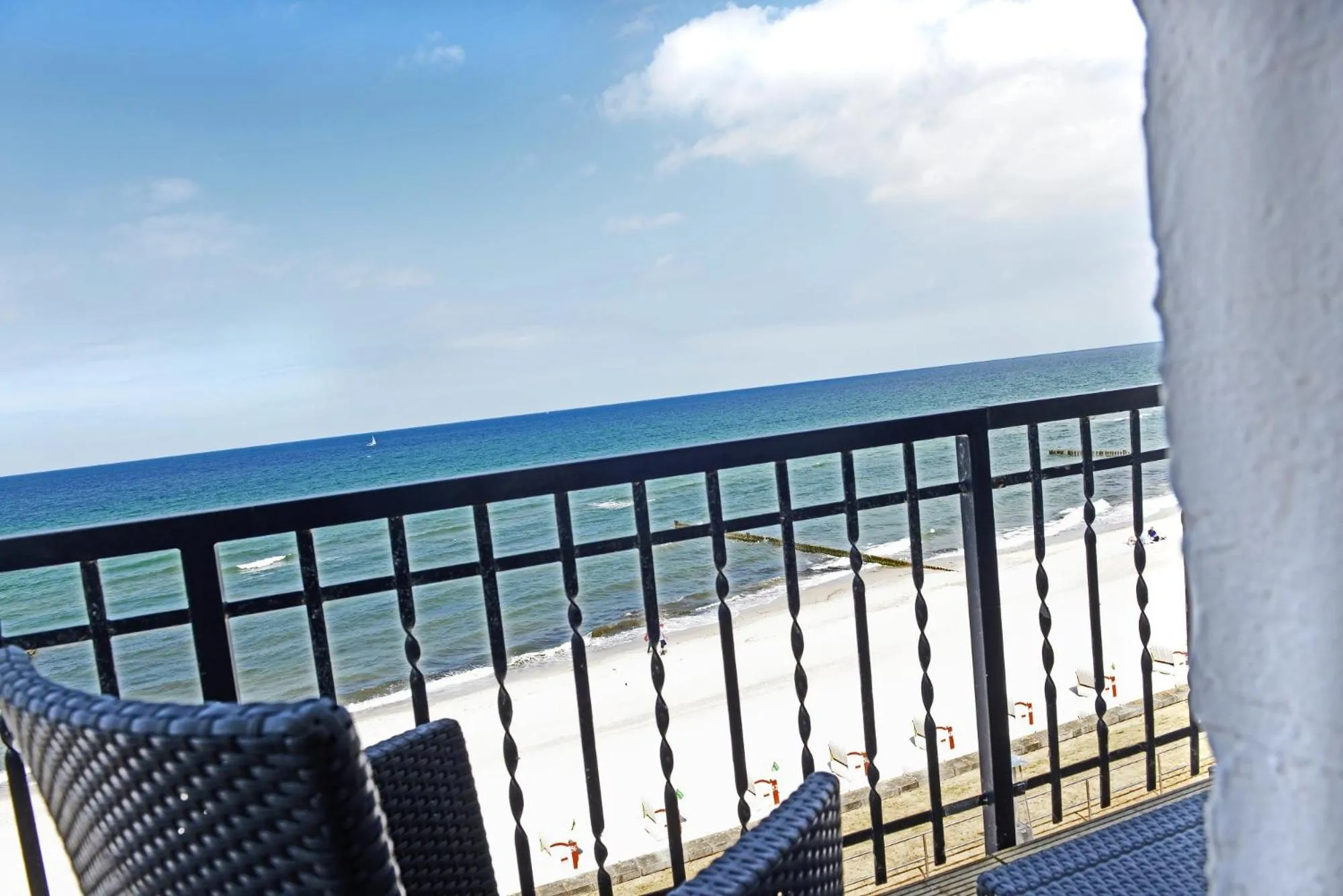 Balcony/Terrace in meergut HOTELS