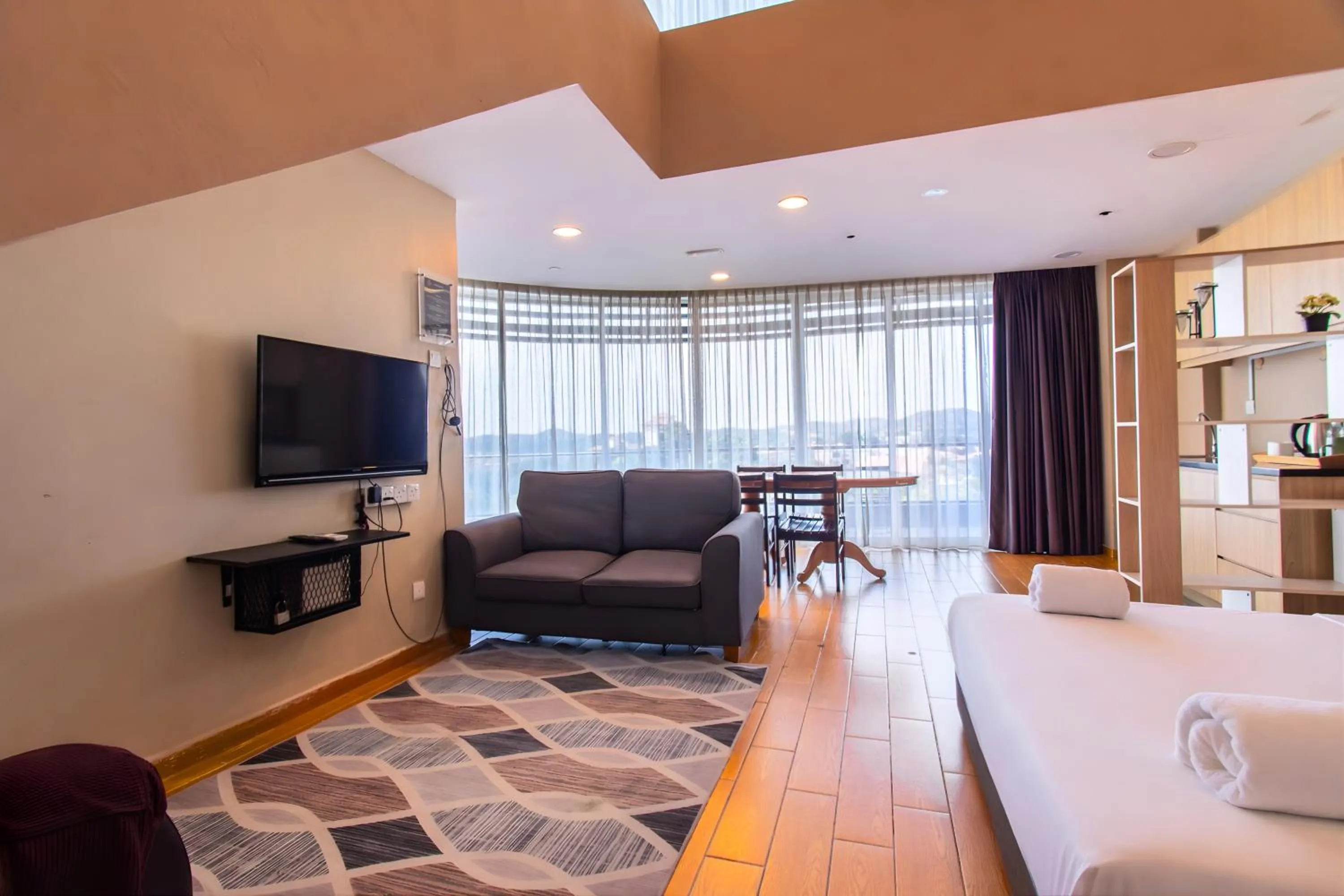 TV and multimedia, Bed in Bangi Perdana Hotel