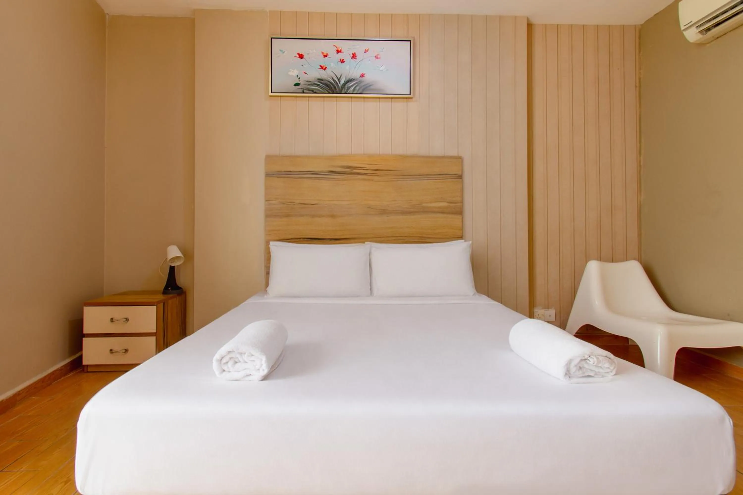 Bed in Bangi Perdana Hotel