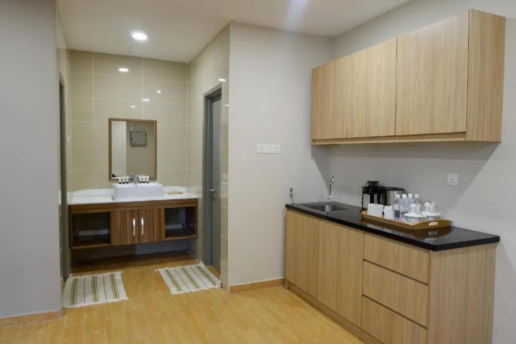 Kitchen or kitchenette in Bangi Perdana Hotel