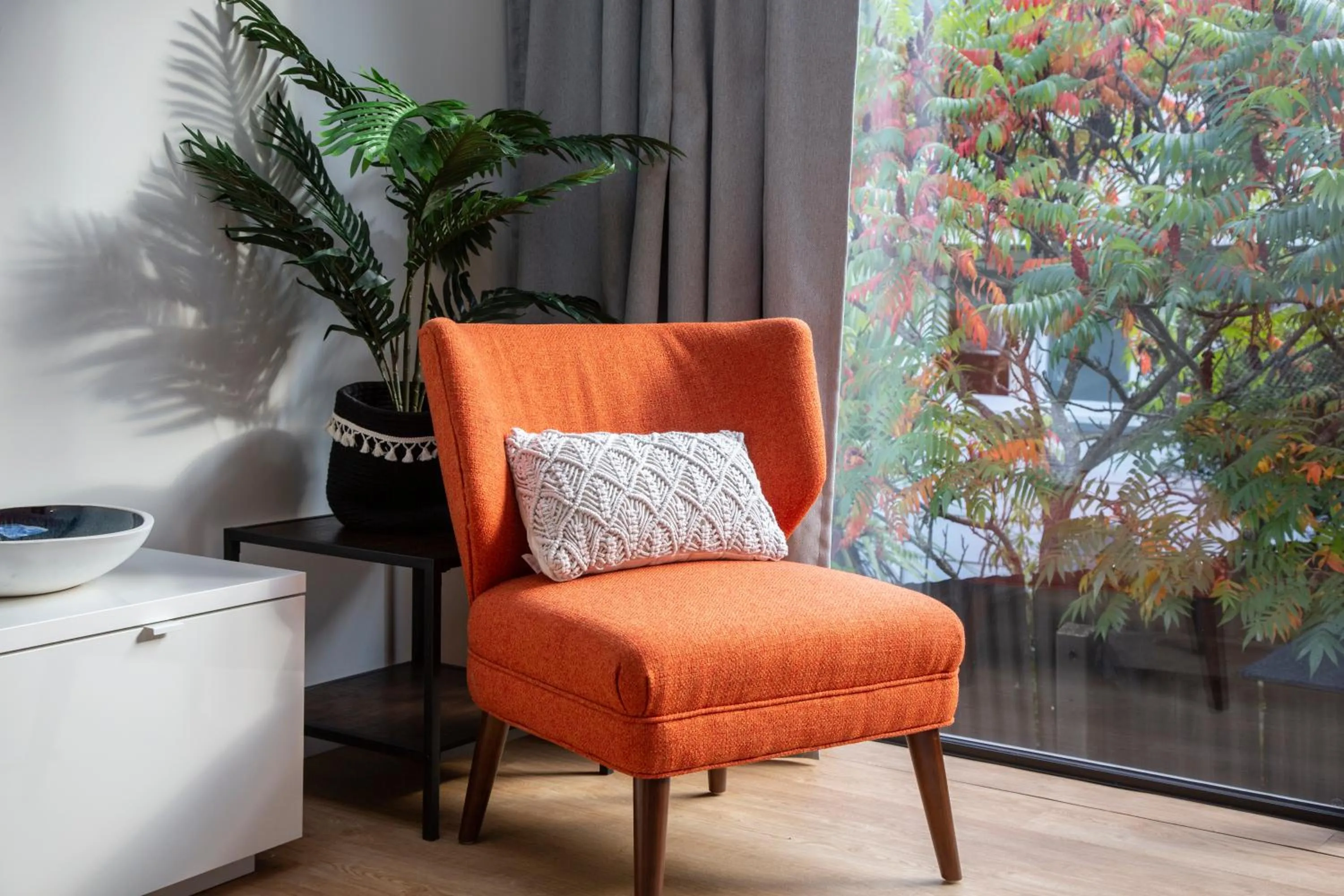 Living room in Koura Apartments Central Queenstown