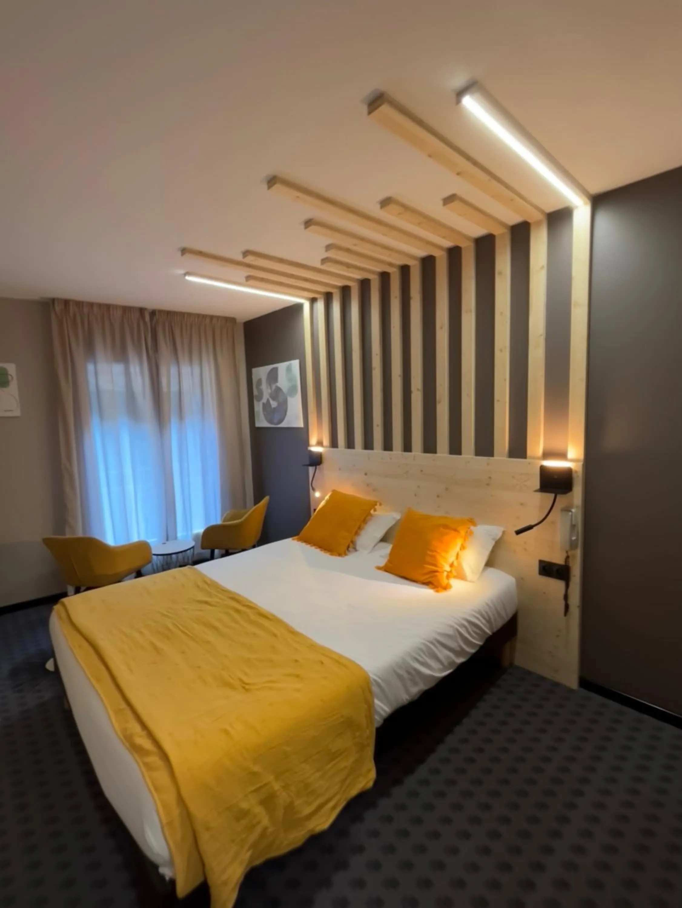 Bedroom, Bed in Le Sacca Hôtel restaurant