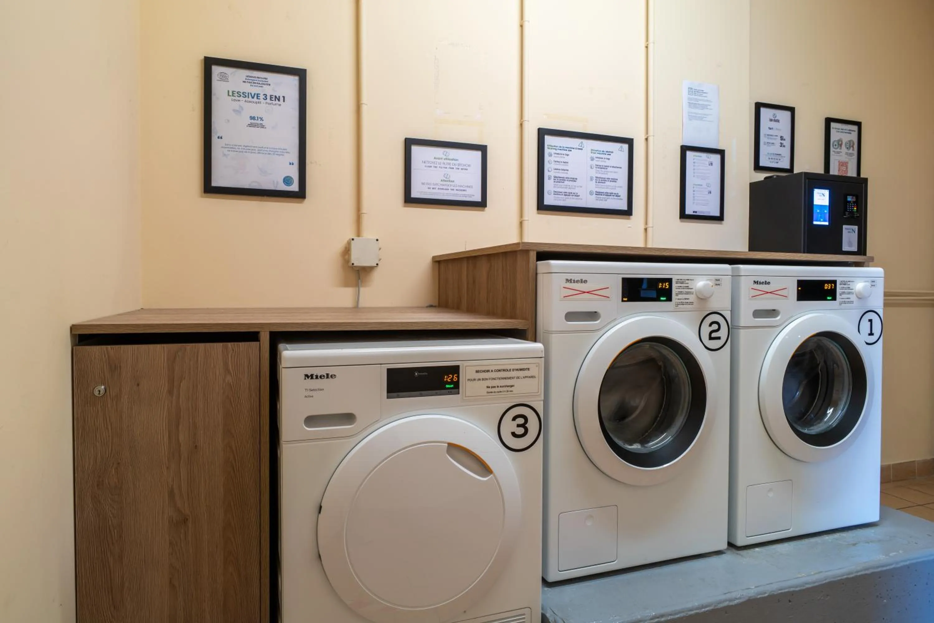 washing machine in Résidence Pierre & Vacances L'Archipel