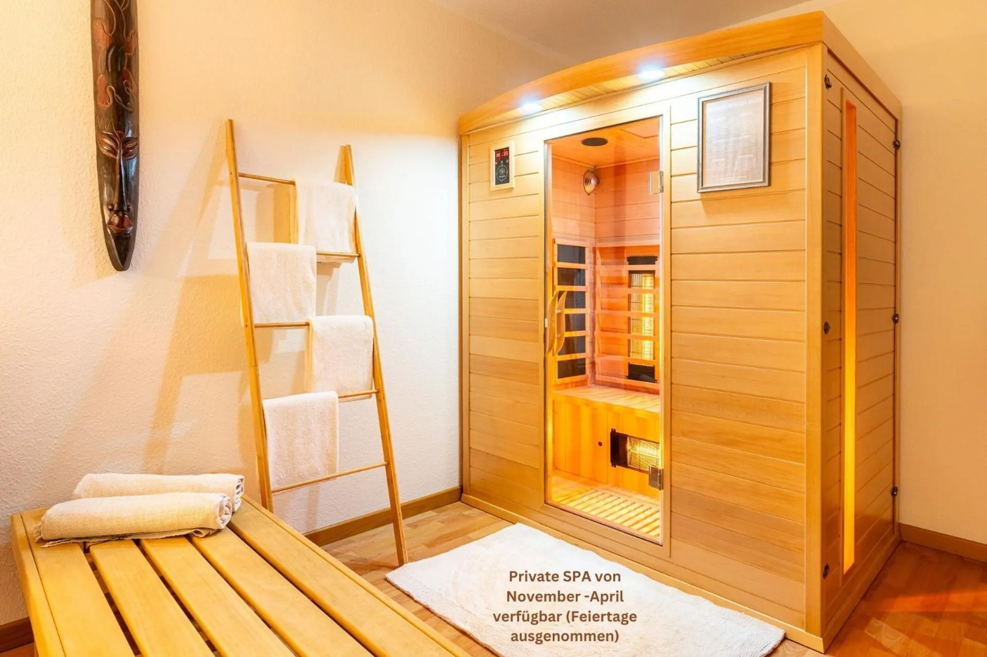 Sauna in Aparthotel Tropenhaus Bansin