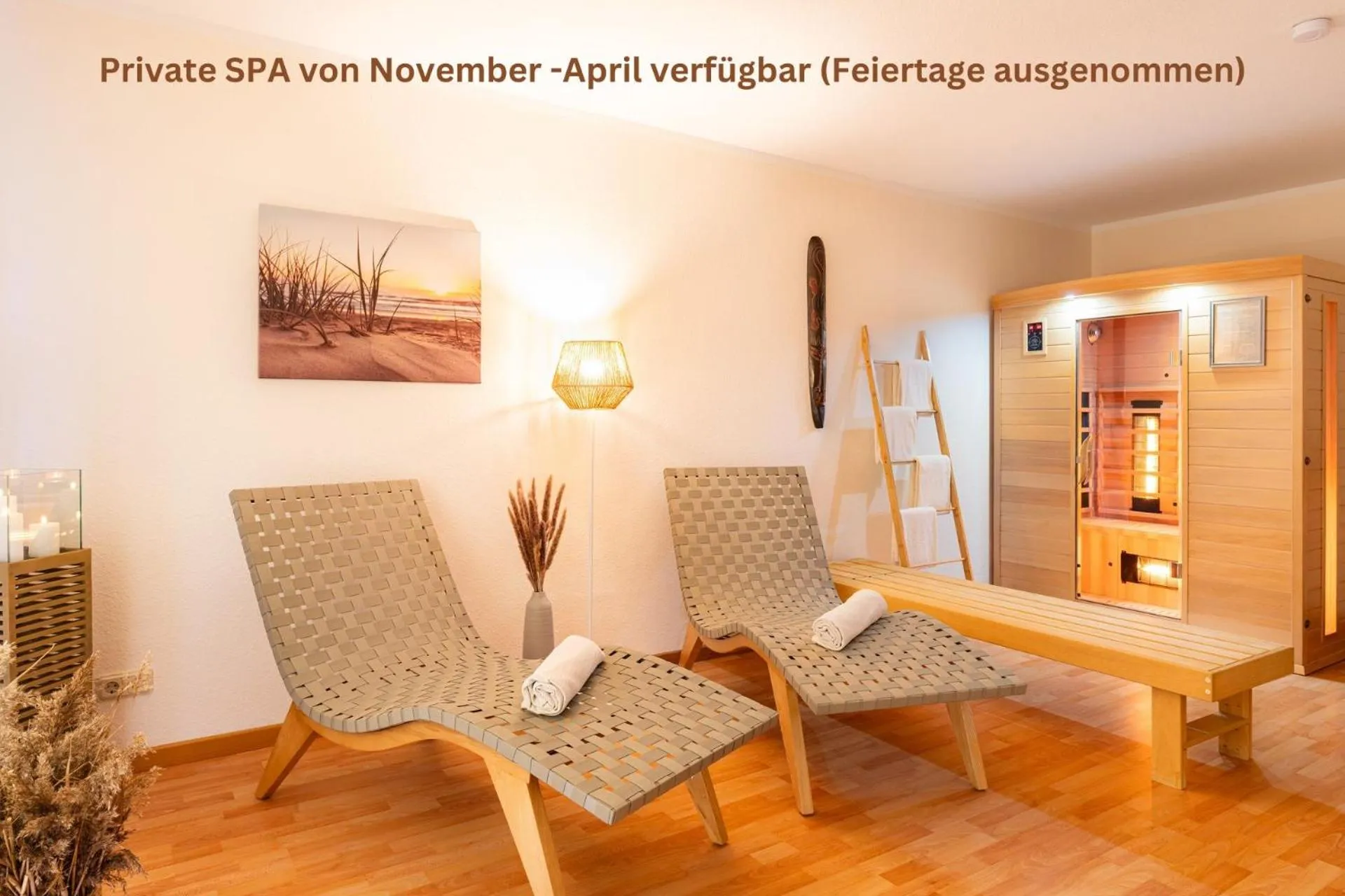 Sauna in Aparthotel Tropenhaus Bansin