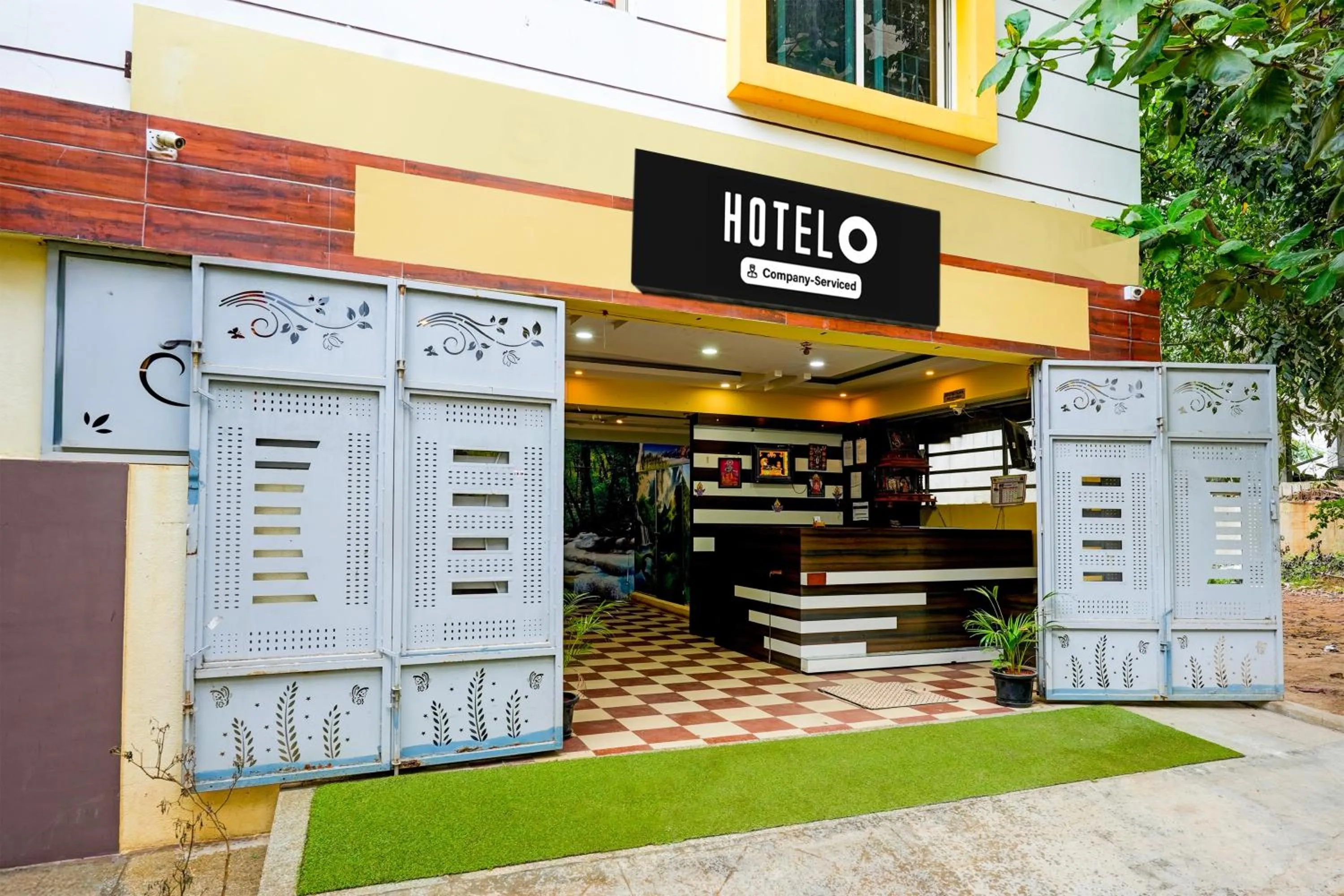 Facade/entrance in Hotel O Ganakkal Near BGS Hospital Junction formerly Omkar Inn.