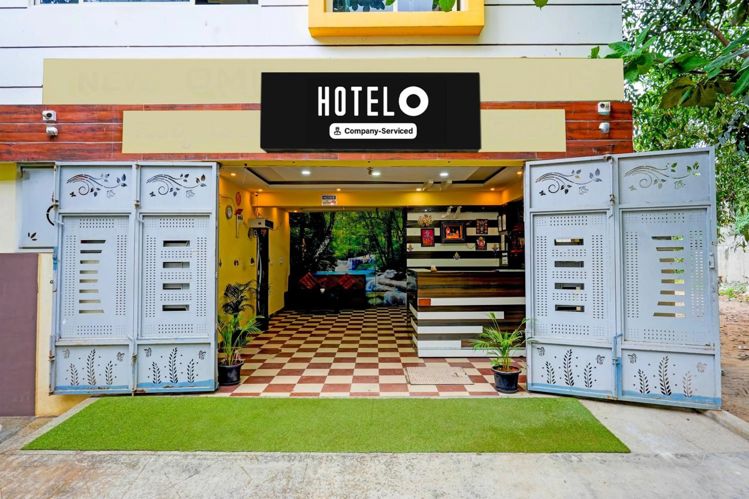 Facade/entrance in Hotel O Ganakkal Near BGS Hospital Junction formerly Omkar Inn.