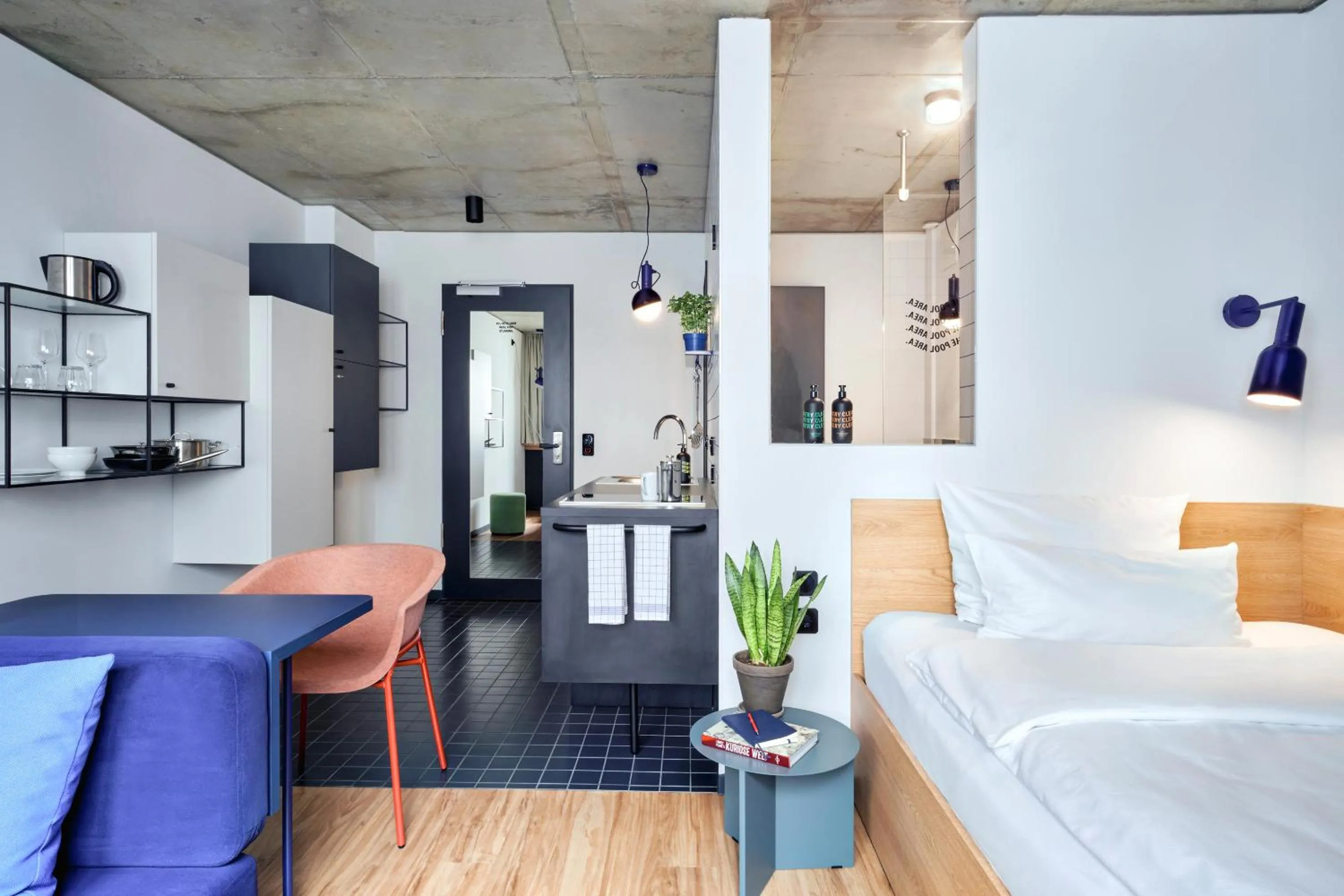 Bed in STAYERY Berlin Friedrichshain