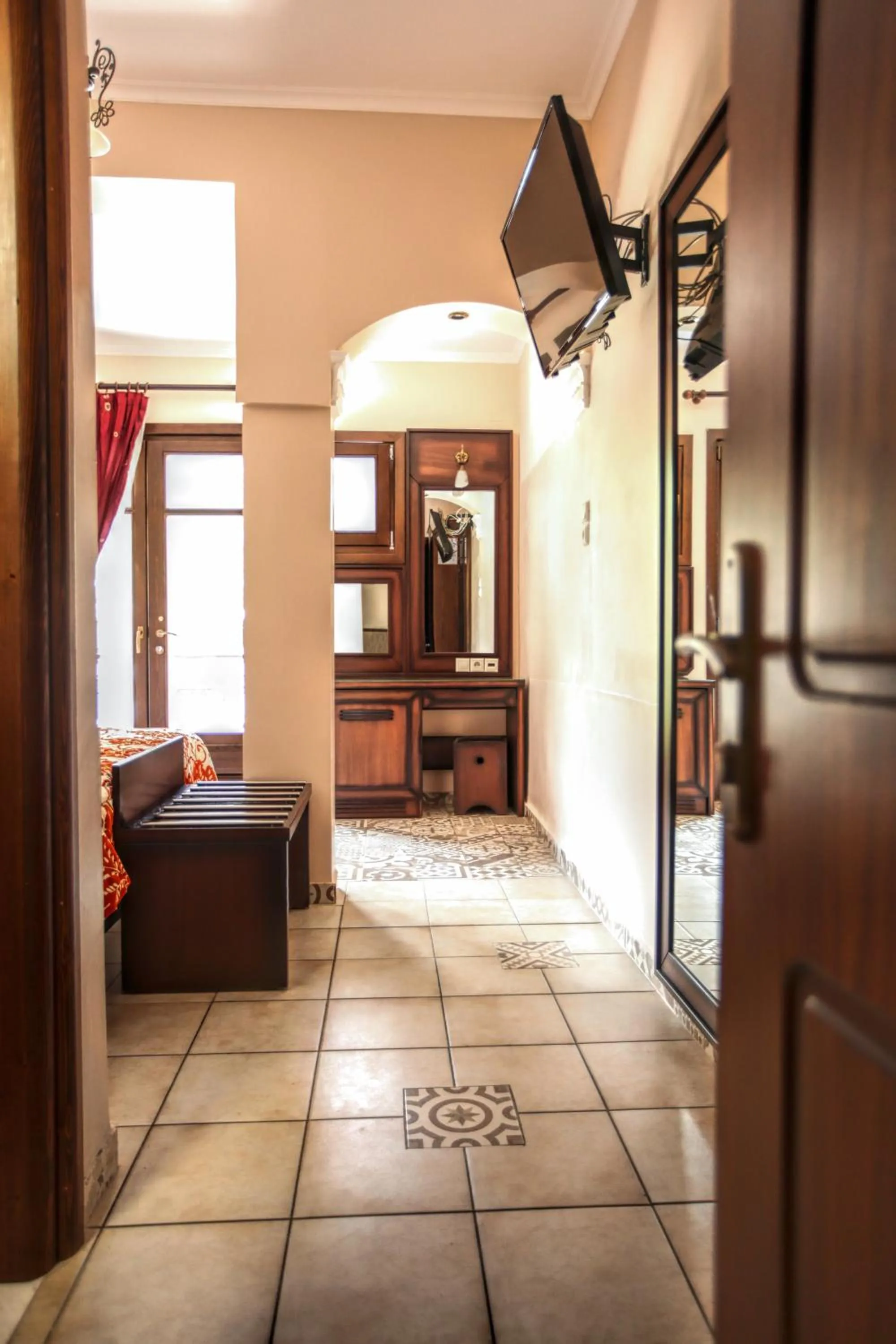 Decorative detail, Bed in Alsos House