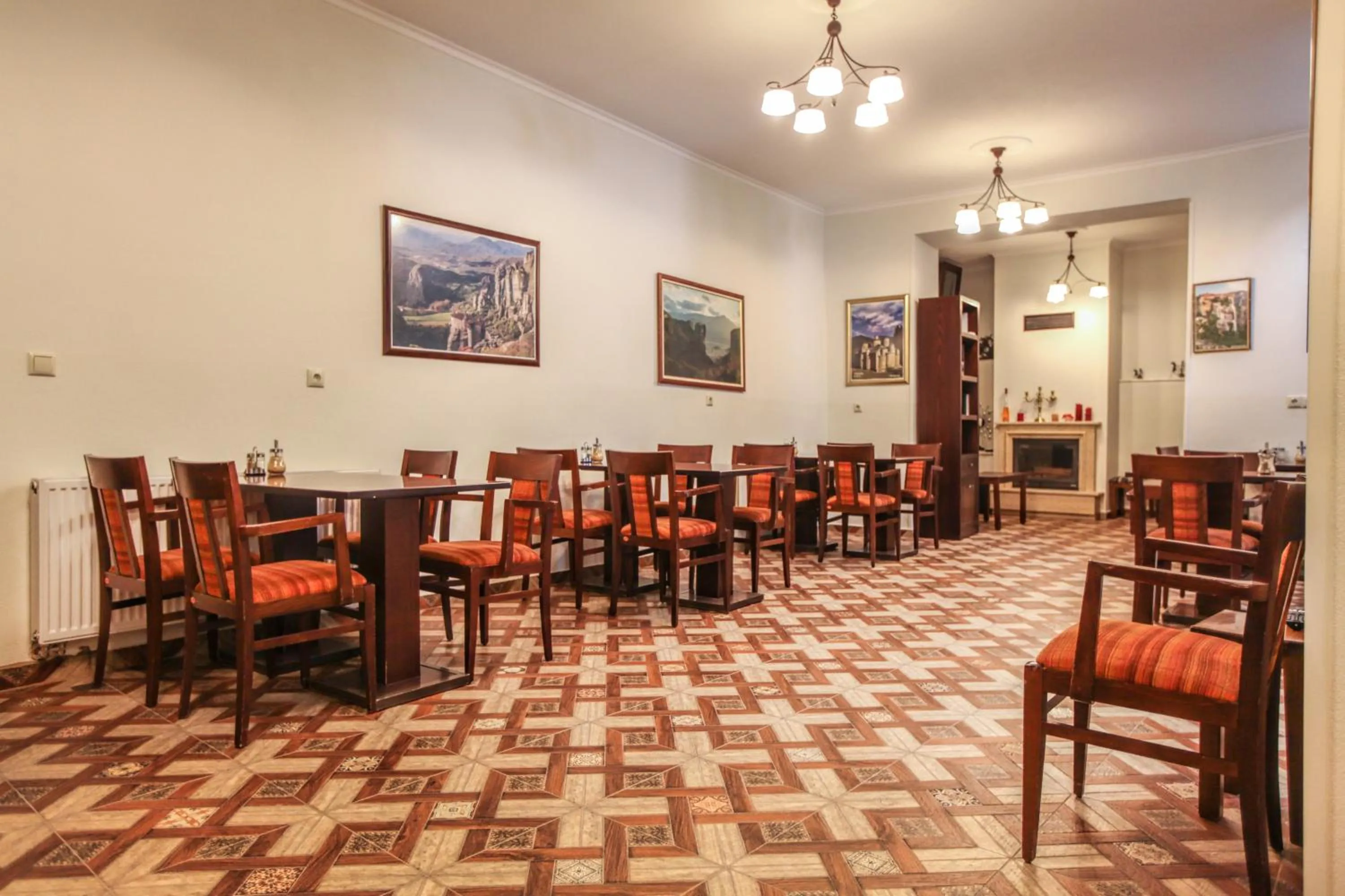 Dining area in Alsos House