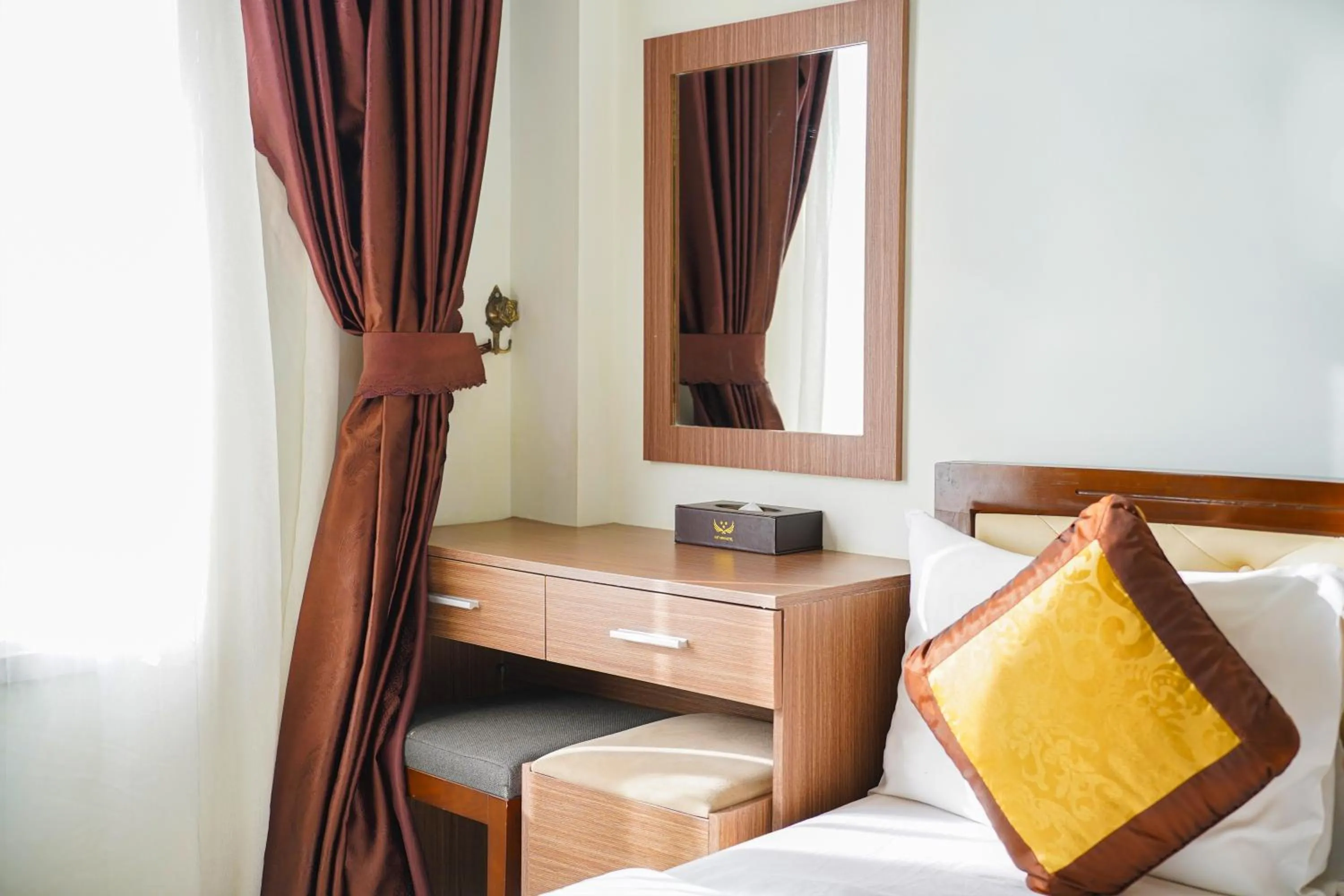 Seating area, Bed in Dat Anh Hotel