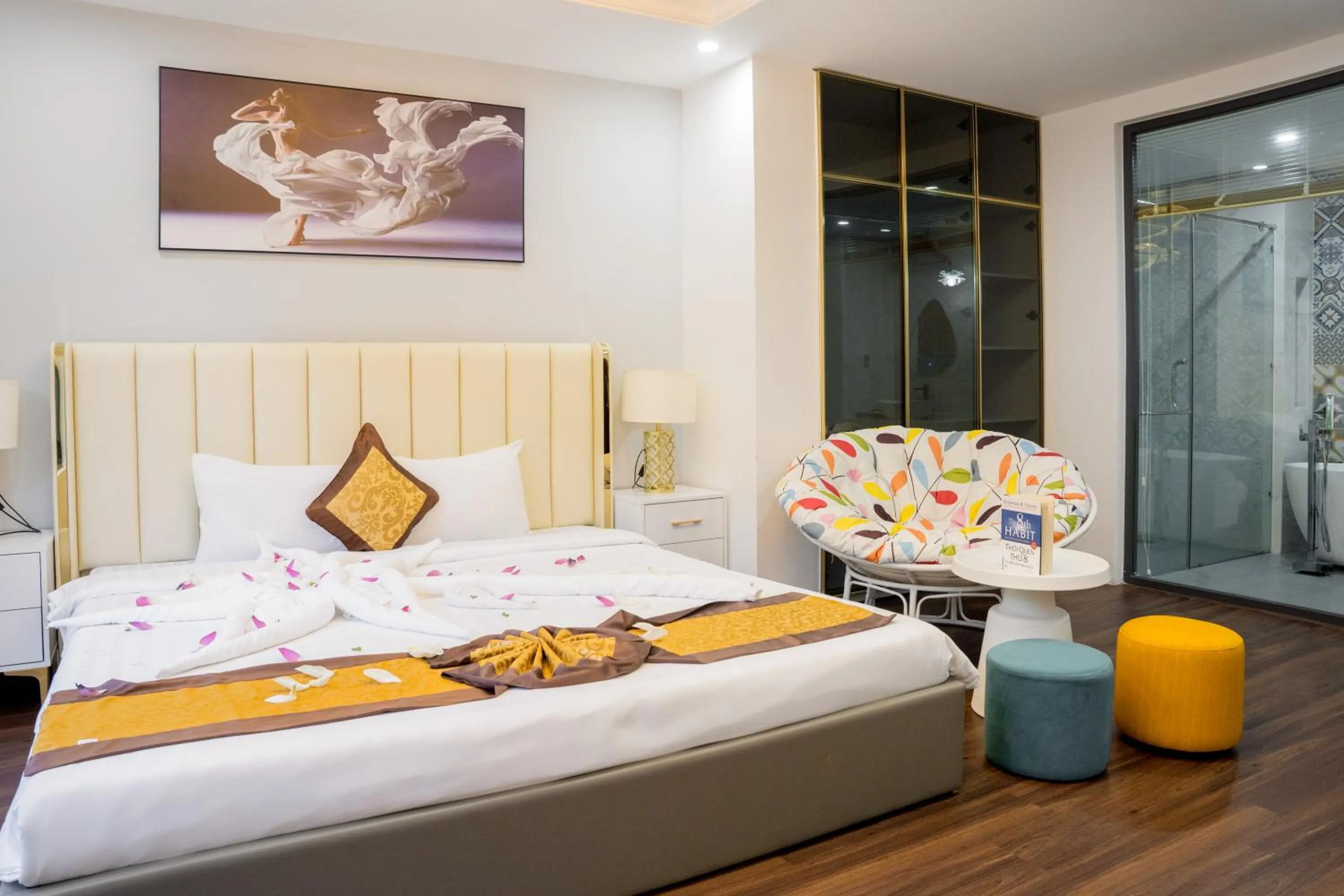 Bed in Dat Anh Hotel