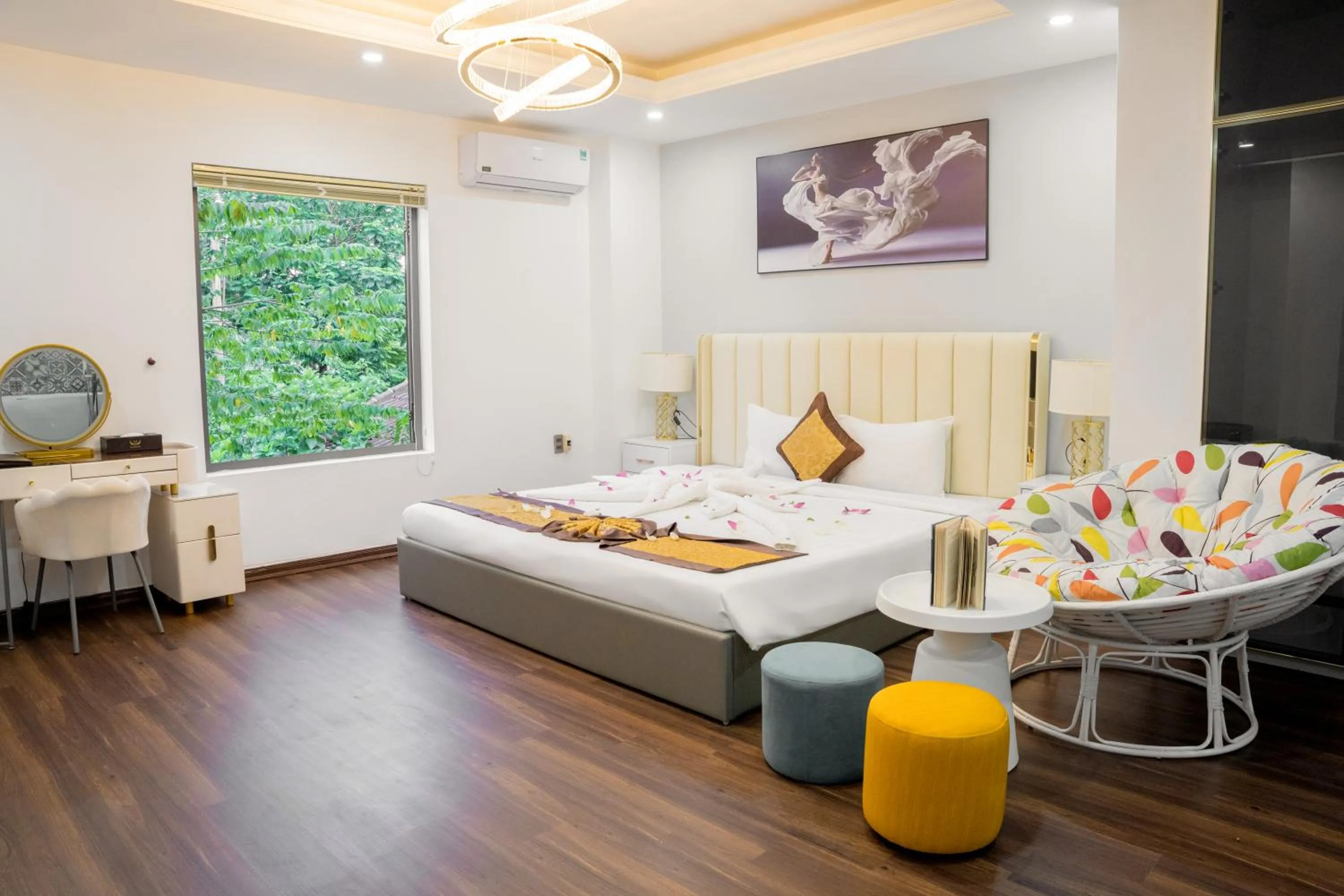 Bed in Dat Anh Hotel