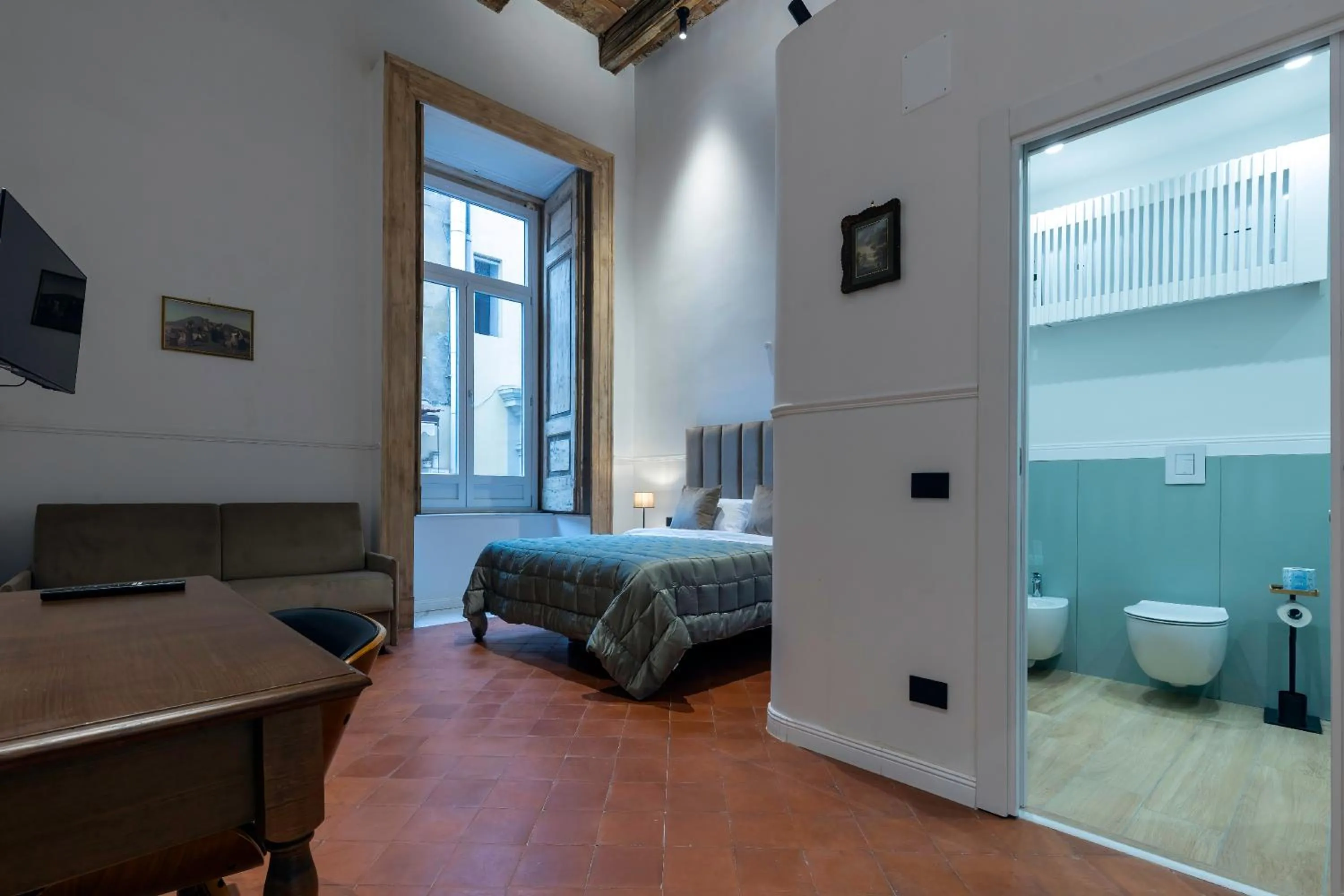 Bedroom, Bed in Il Tesoro Smart Suite & SPA