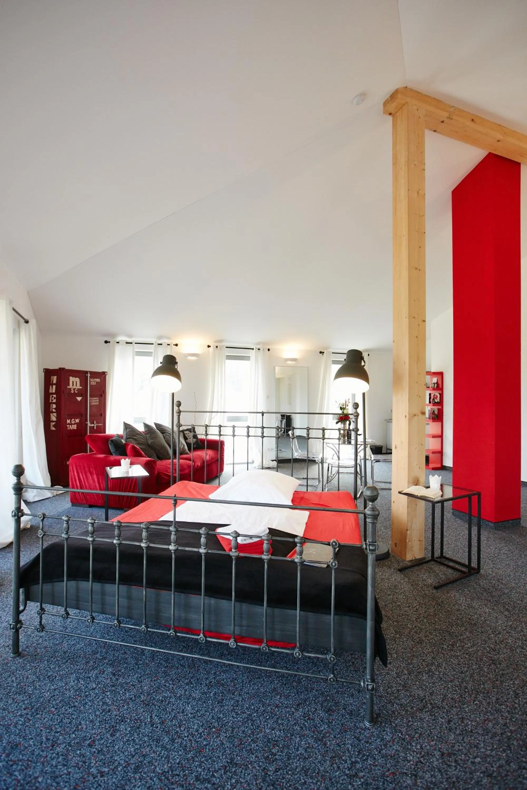Bed in Gästehaus am Landgut