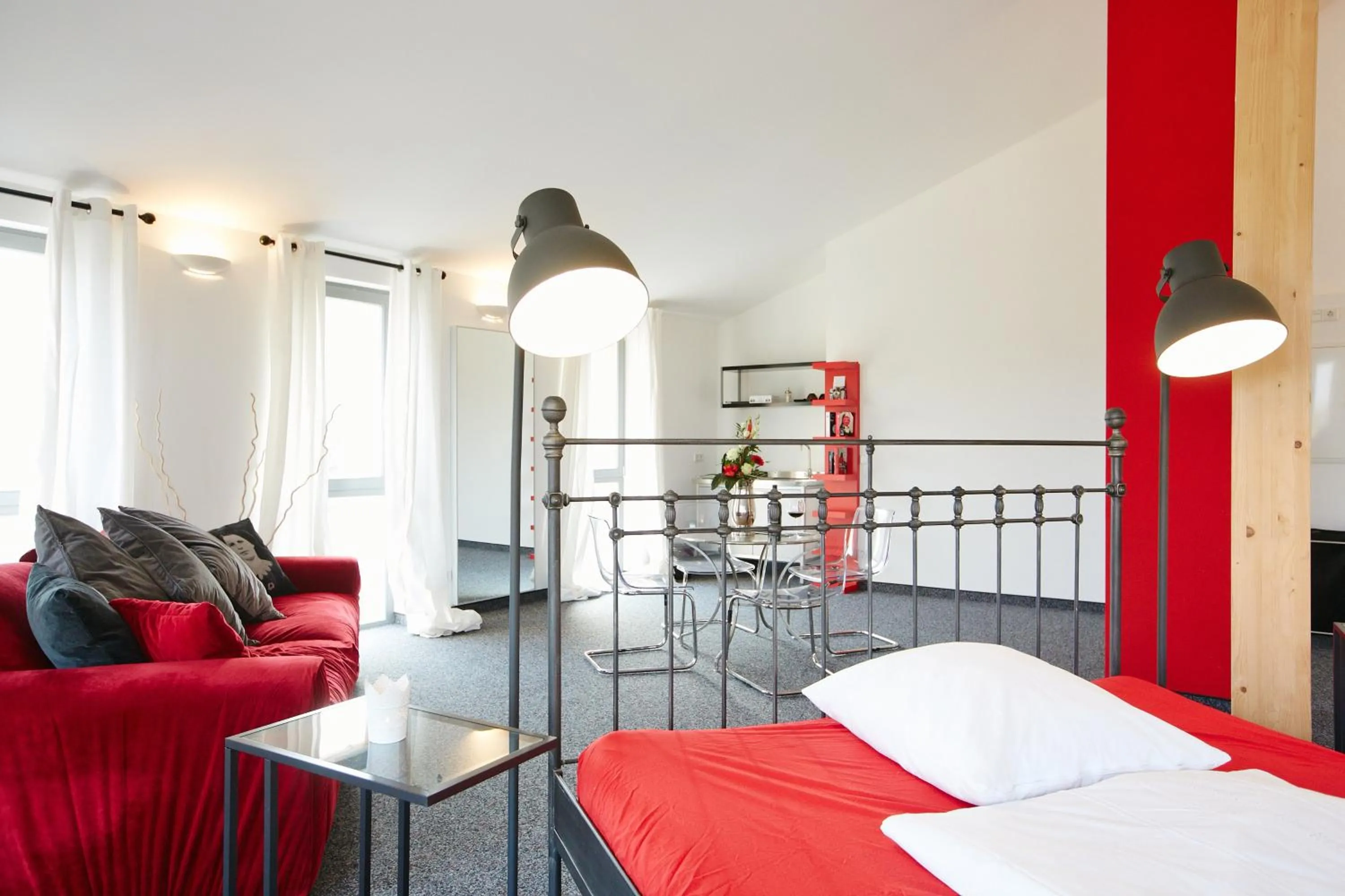 Photo of the whole room, Bed in Gästehaus am Landgut