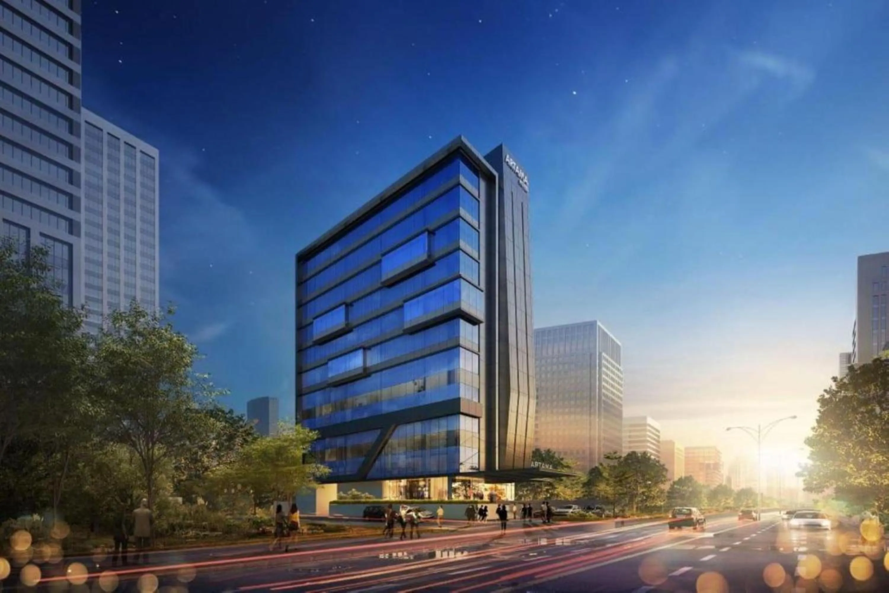 Property Building in Arthama Hotel Wahid Hasyim Jakarta