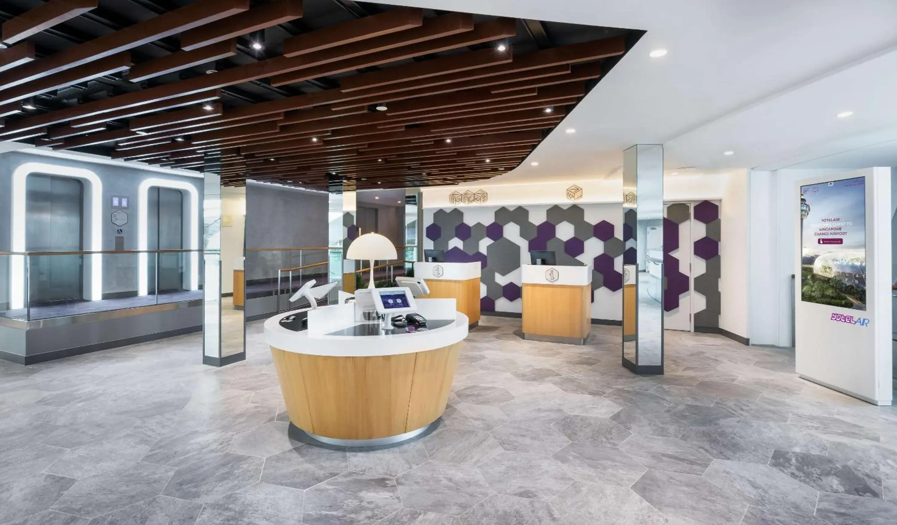 Lobby or reception in YOTELAIR Singapore Changi Airport Landside Lobby or reception in YOTELAIR Singapore Changi Airport Landside
