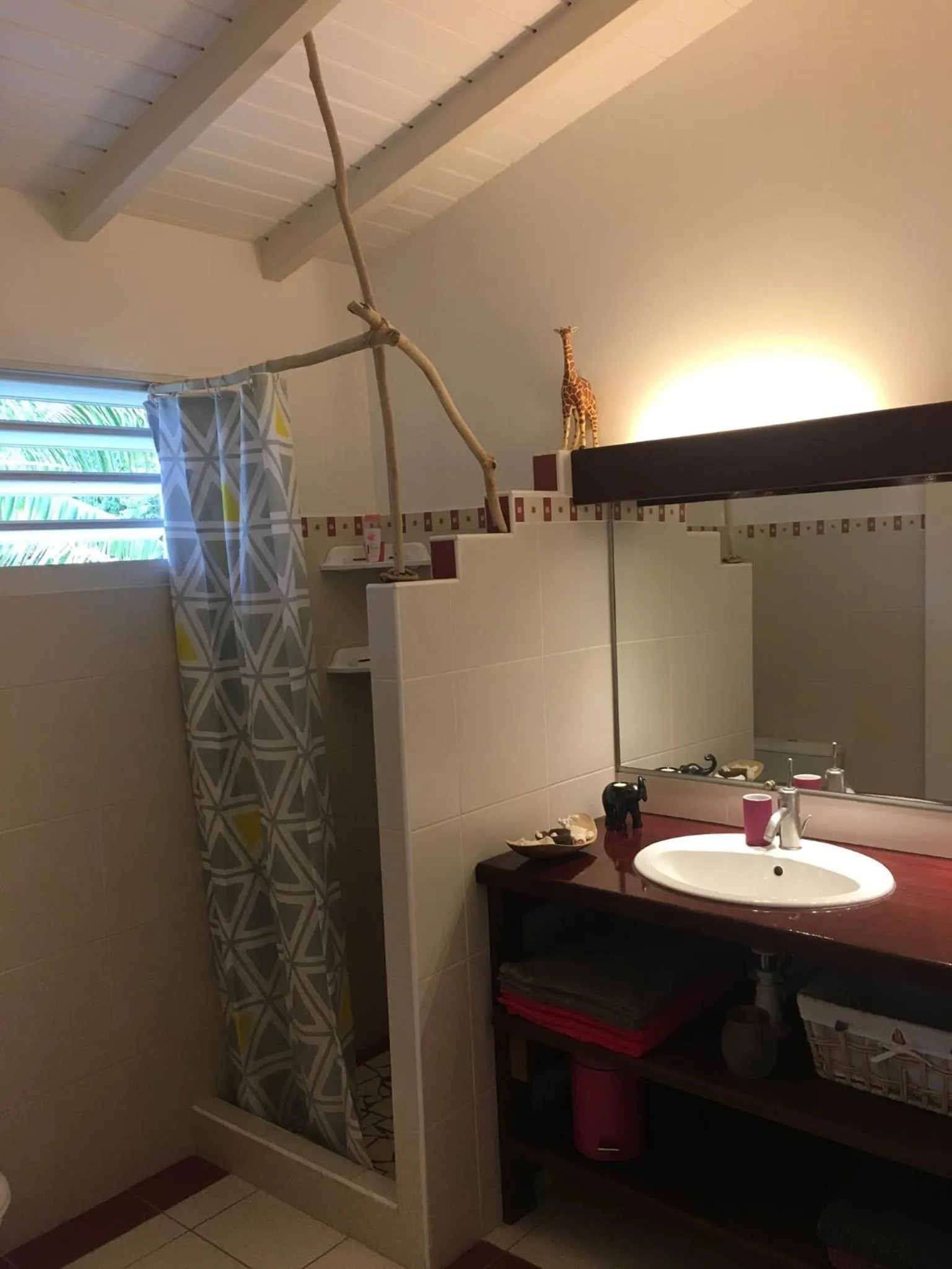 Shower in Au Bel'vue chez Sandrine "Gite & Chambre d'hôtes"