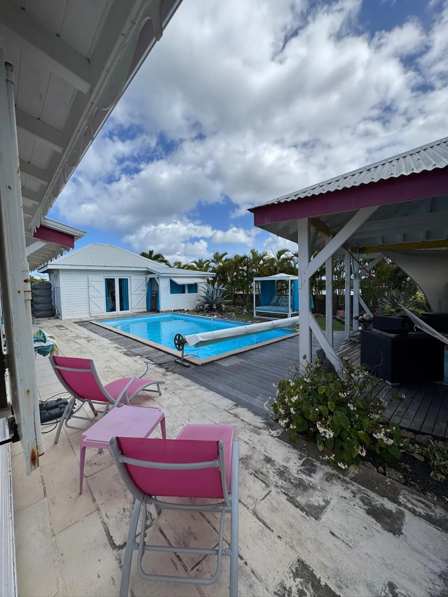 Patio in Au Bel'vue chez Sandrine "Gite & Chambre d'hôtes"