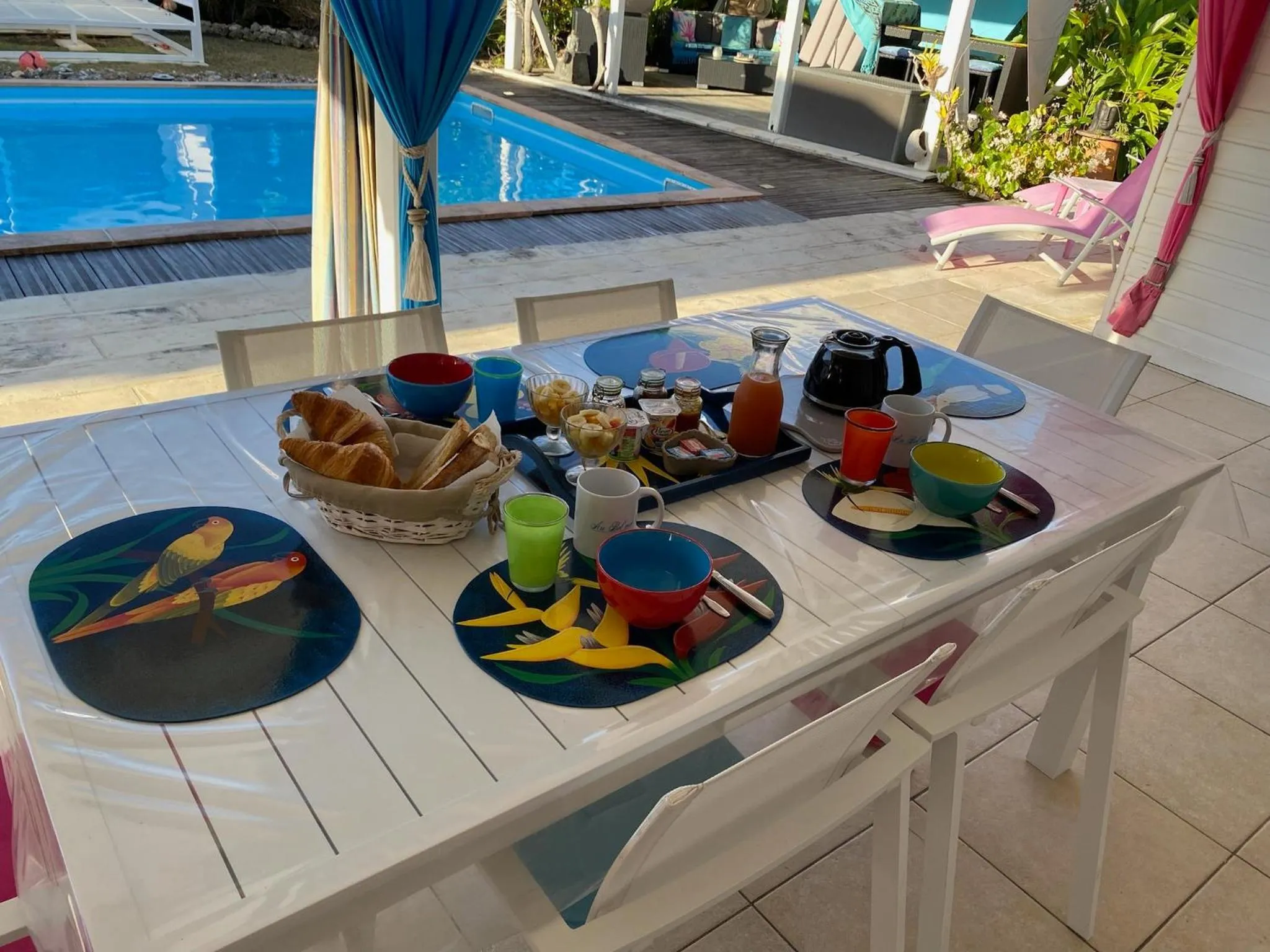 Breakfast in Au Bel'vue chez Sandrine "Gite & Chambre d'hôtes"